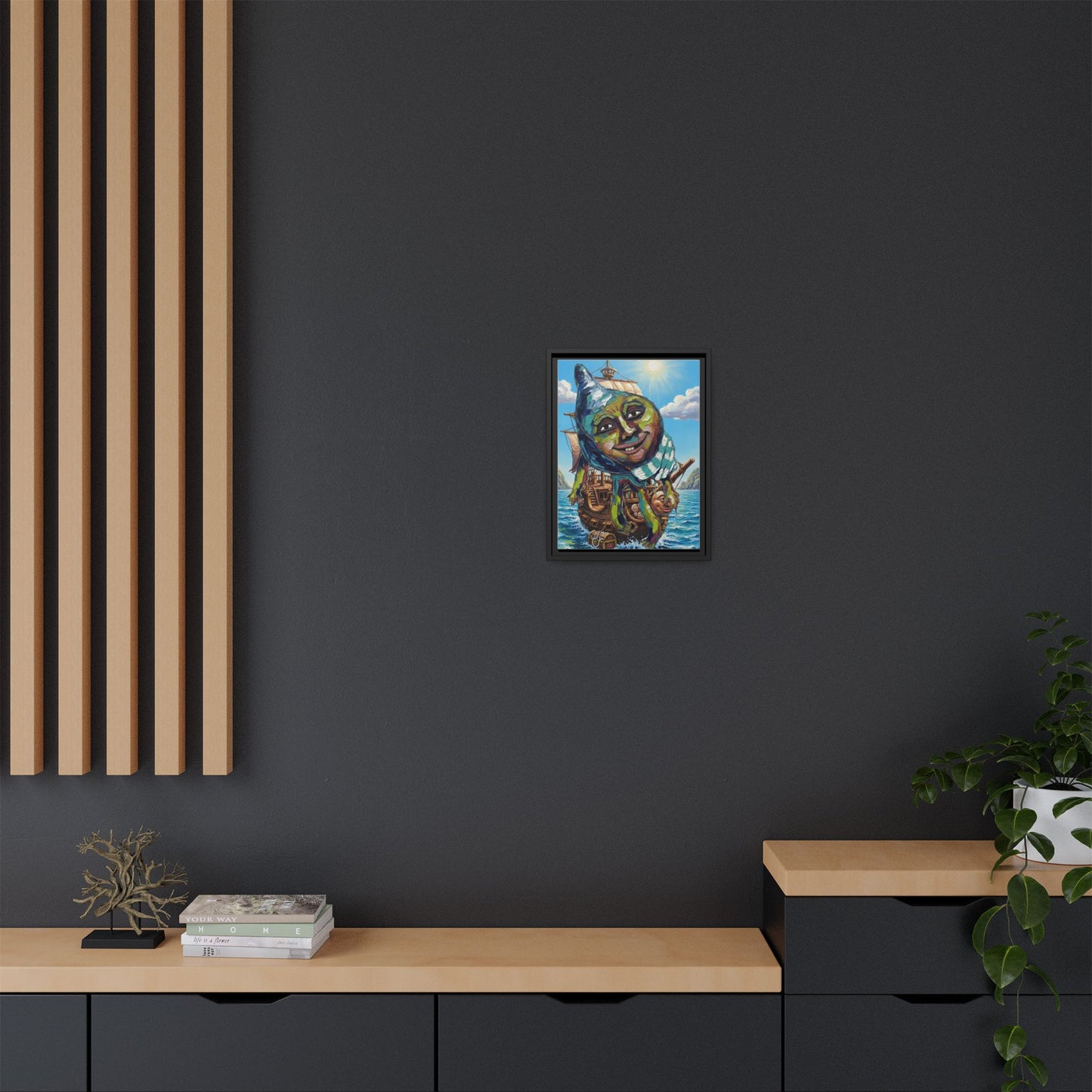 Vibration of the Keys “Captain Conch” Wall Art