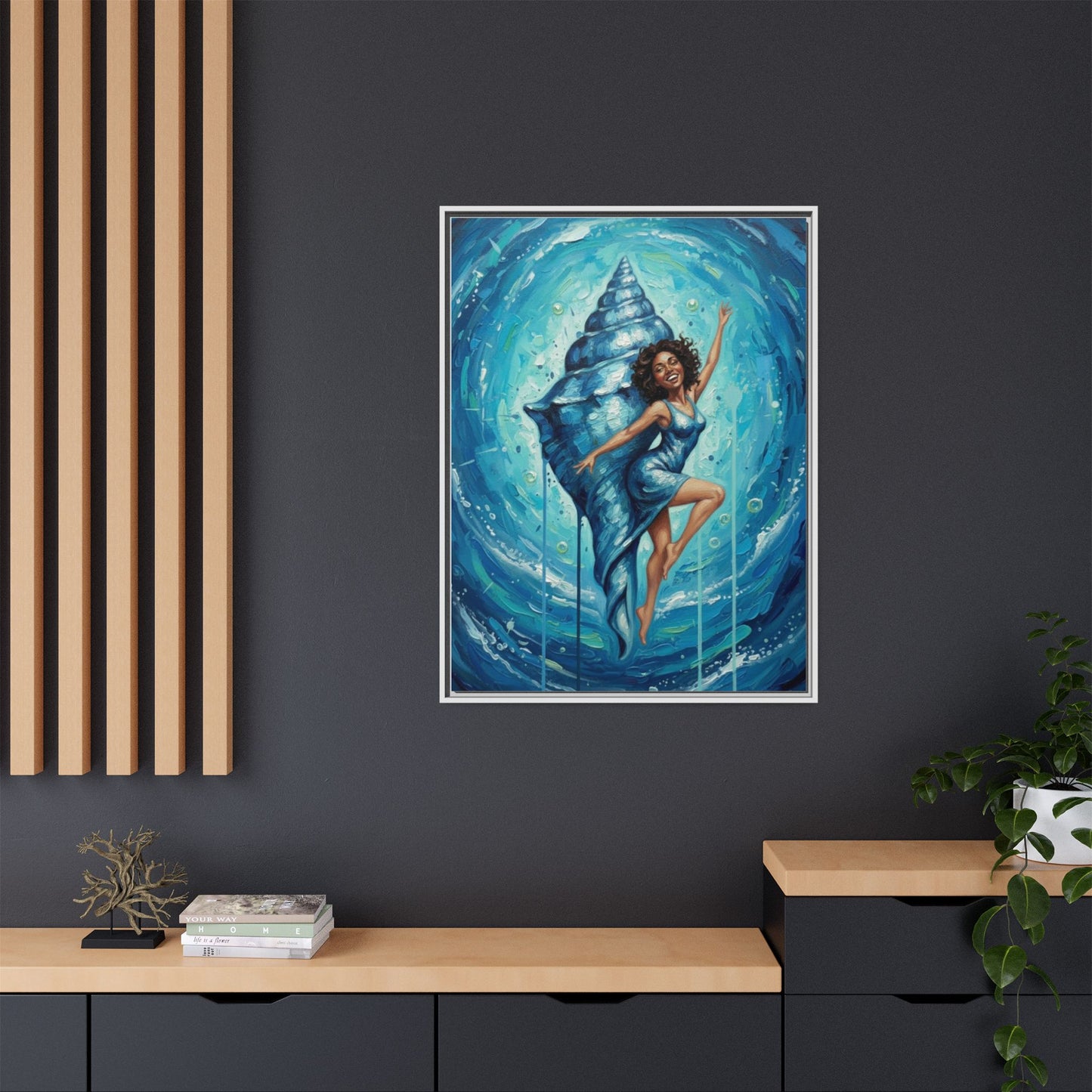 Vibration of the Keys Conch Shell Dancer (Blue)