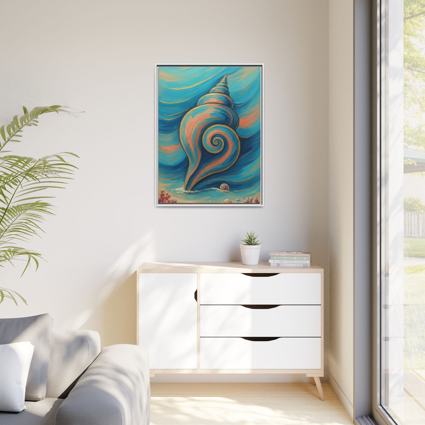 Vibration of the Keys – Colorful Sea Shell Coastal Wall Art
