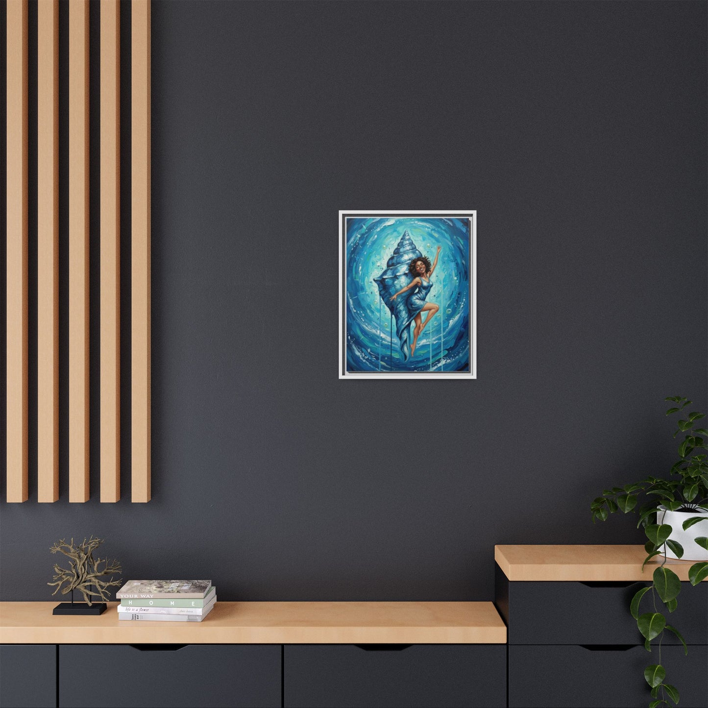 Vibration of the Keys Conch Shell Dancer (Blue)