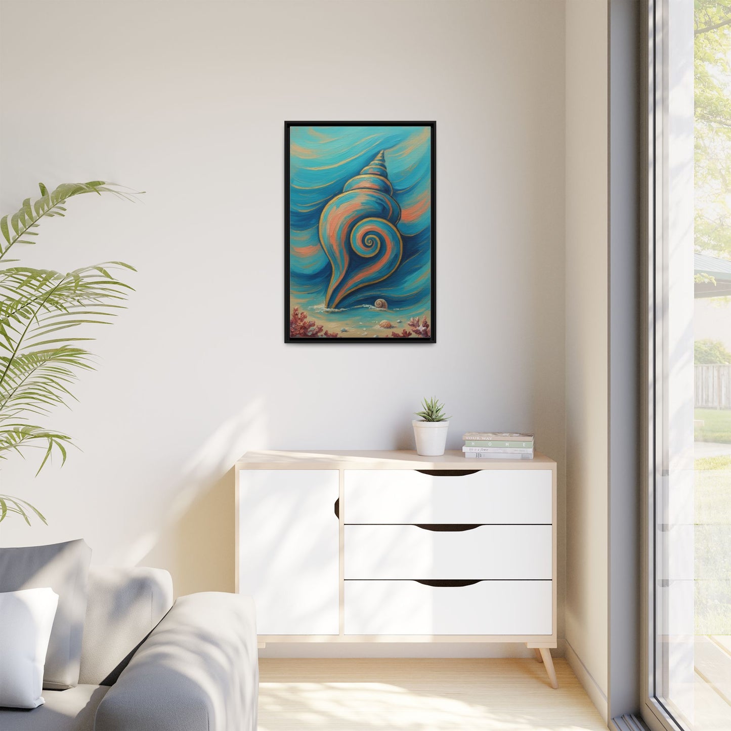 Vibration of the Keys – Colorful Sea Shell Coastal Wall Art