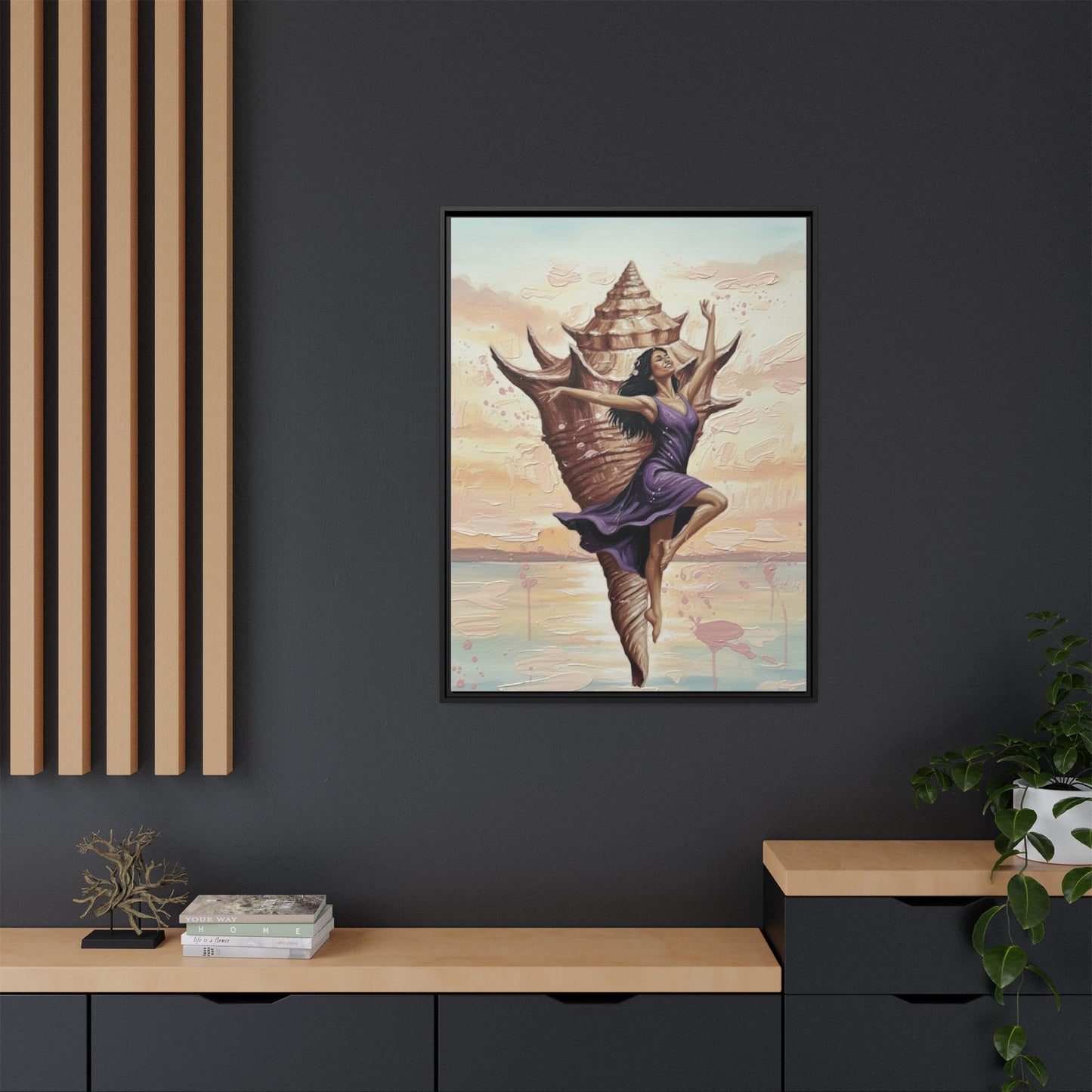 Vibration of the Keys Conch Shell Dancer (Purple)