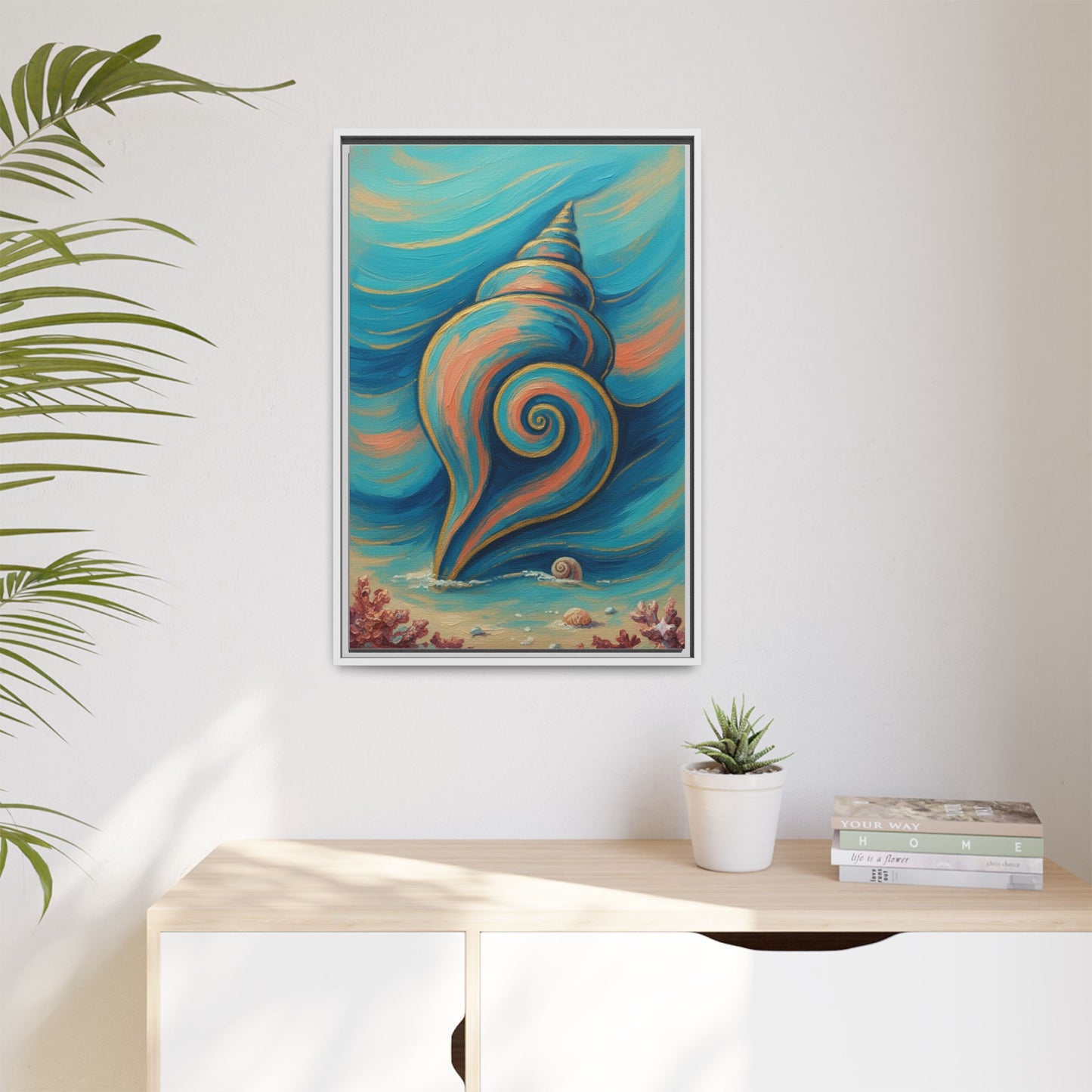 Vibration of the Keys – Colorful Sea Shell Coastal Wall Art