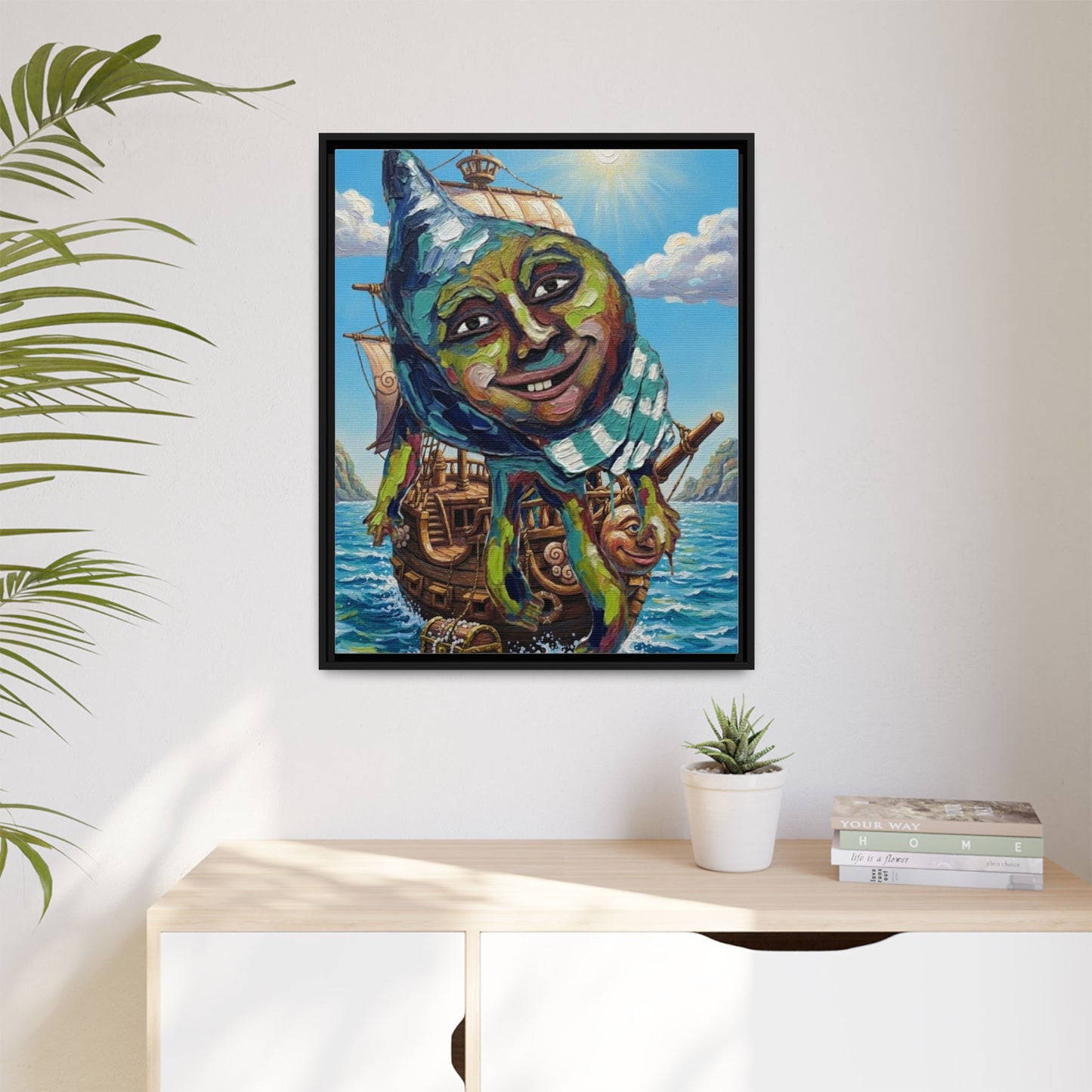 Vibration of the Keys “Captain Conch” Wall Art