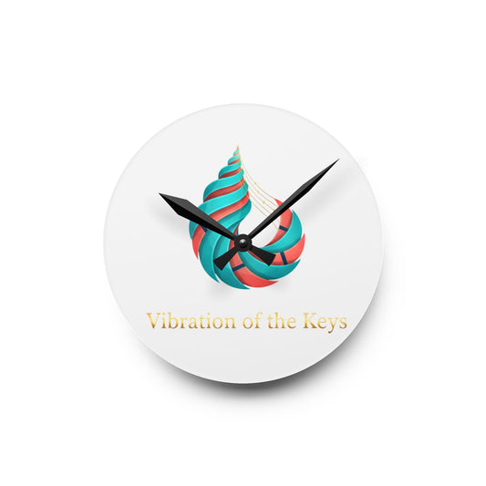 Vibration of the Keys Decorative Clock