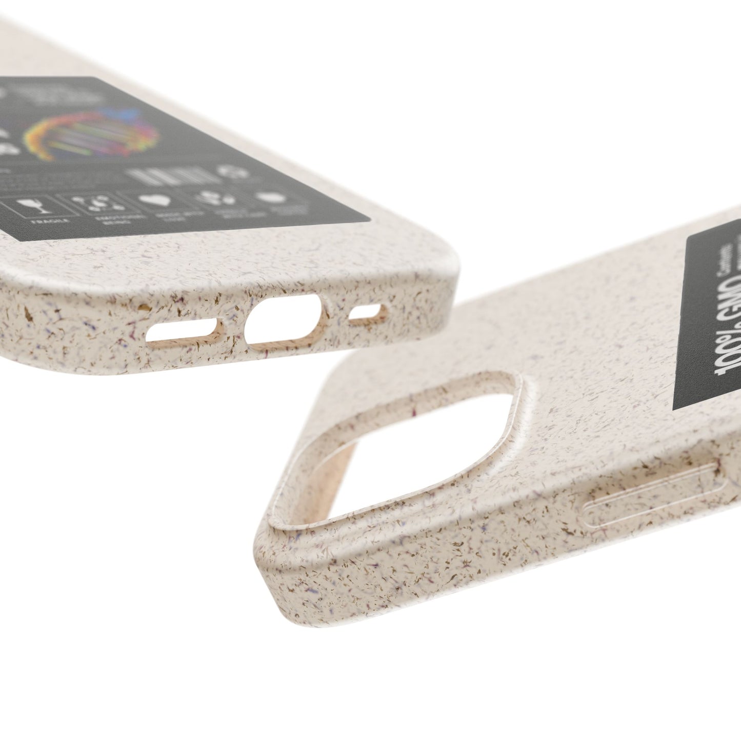 "100% GMO Free Hueman Being" Eco-Friendly Protective Cover