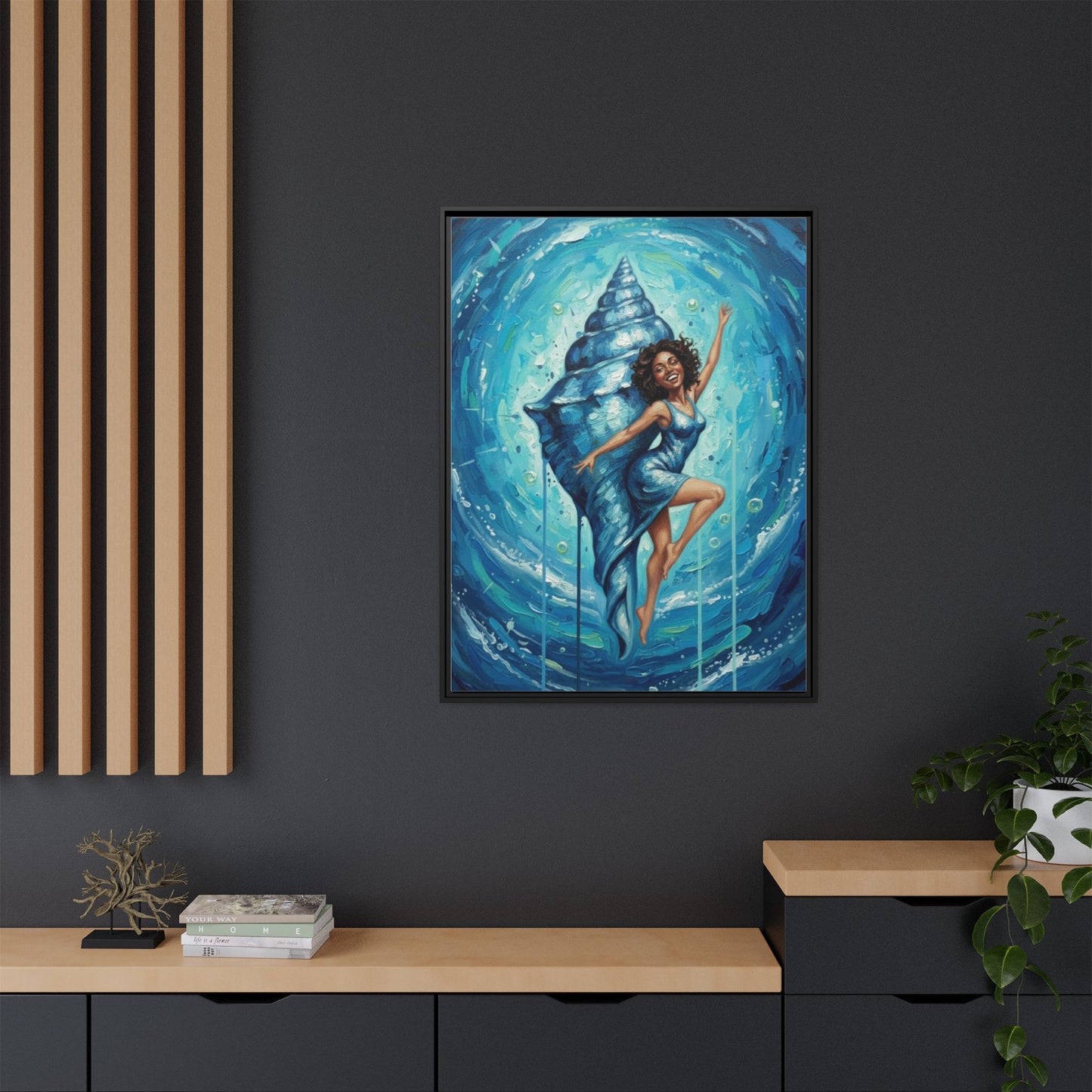 Vibration of the Keys Conch Shell Dancer (Blue)