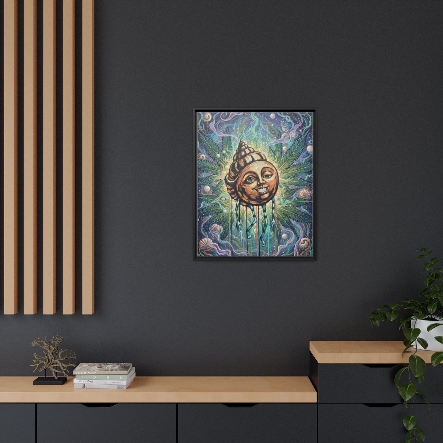 Vibration of the Keys “Legalized Conch” Wall Art