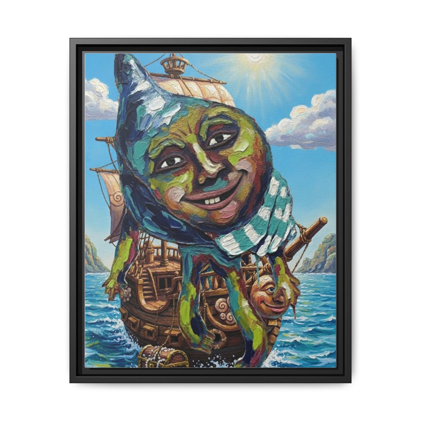 Vibration of the Keys “Captain Conch” Wall Art