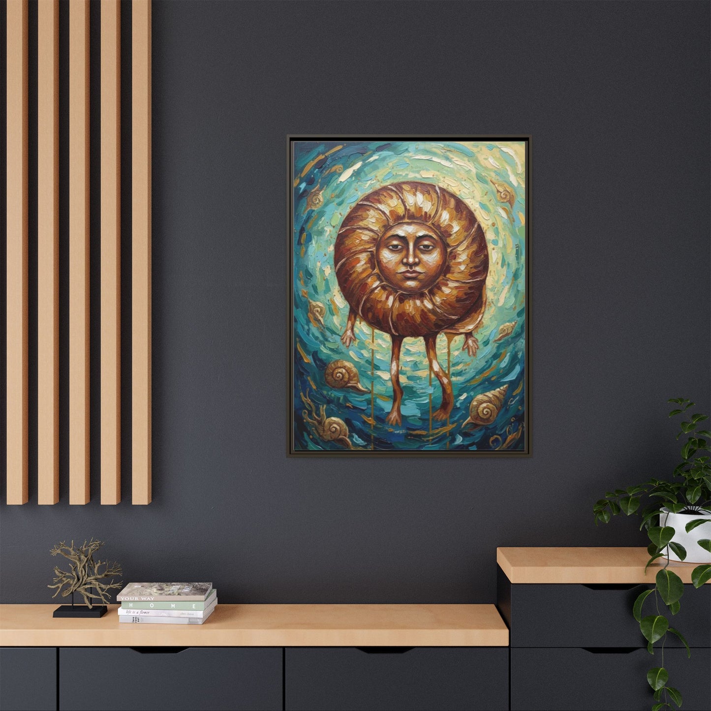 Vibration of the Keys “Father Conch” Wall Art