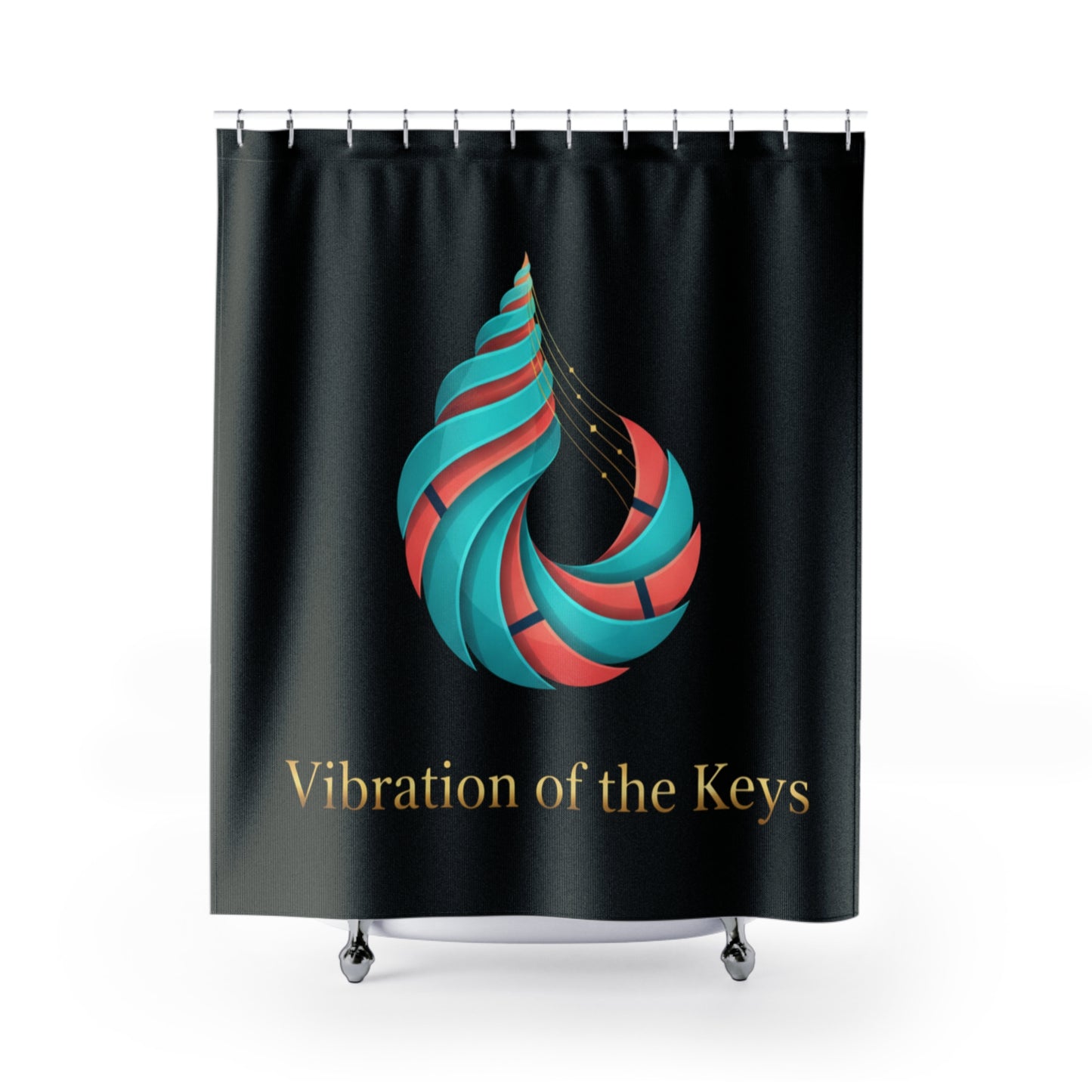 Vibration of the Keys Shower Curtain