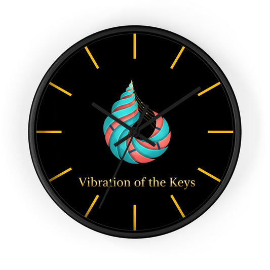 Vibration of the Keys Wall Clock — Customizable