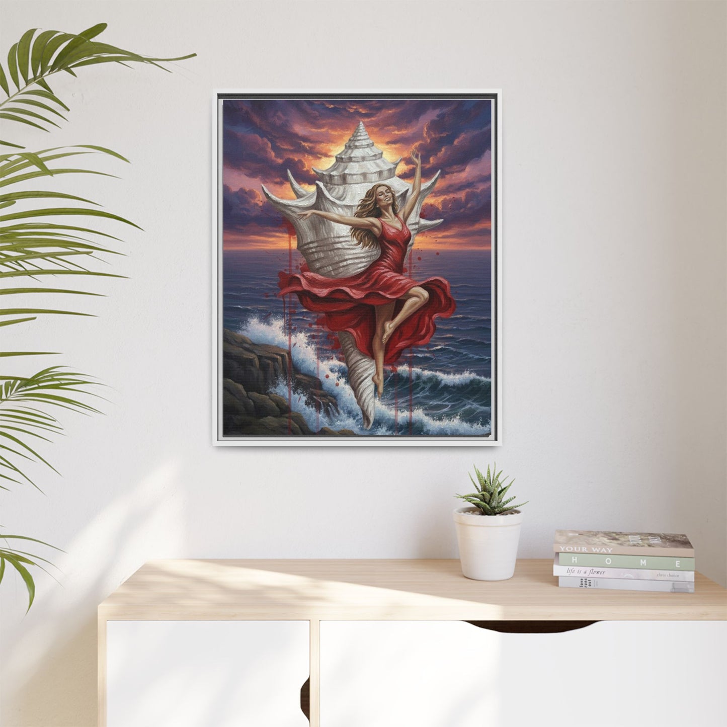 Vibration of the Keys Conch Shell Dancer (Red)