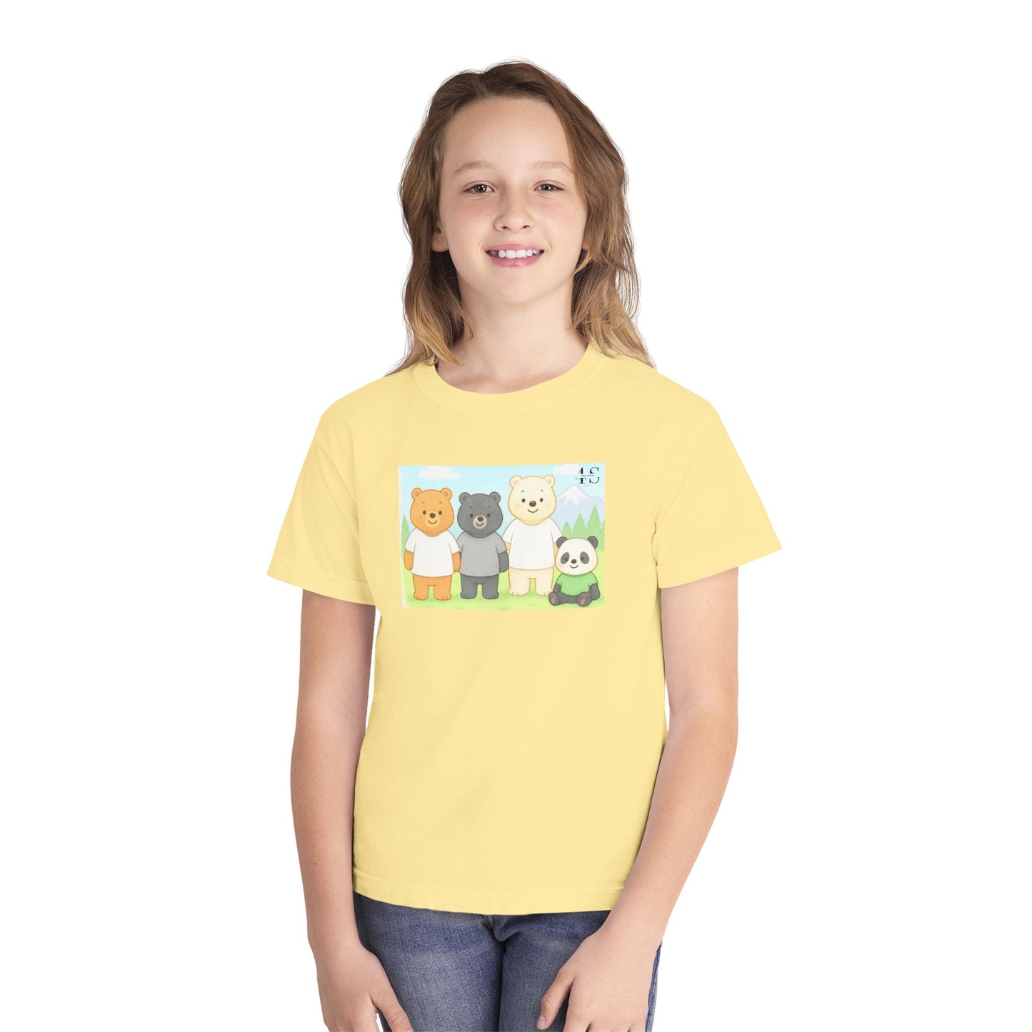 Different Breeds, Same Soul Bear family  Youth T‑Shirt