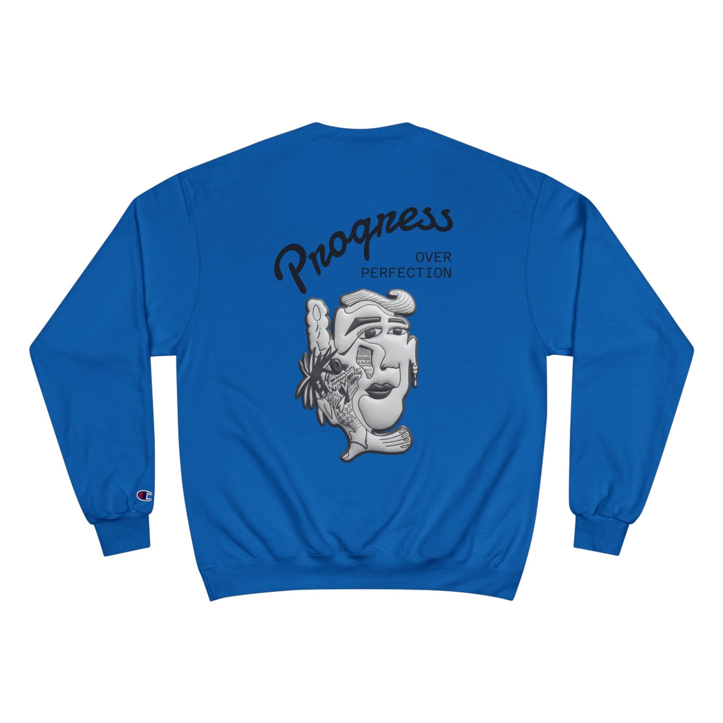 Progress Over Perfection Champion Crewneck