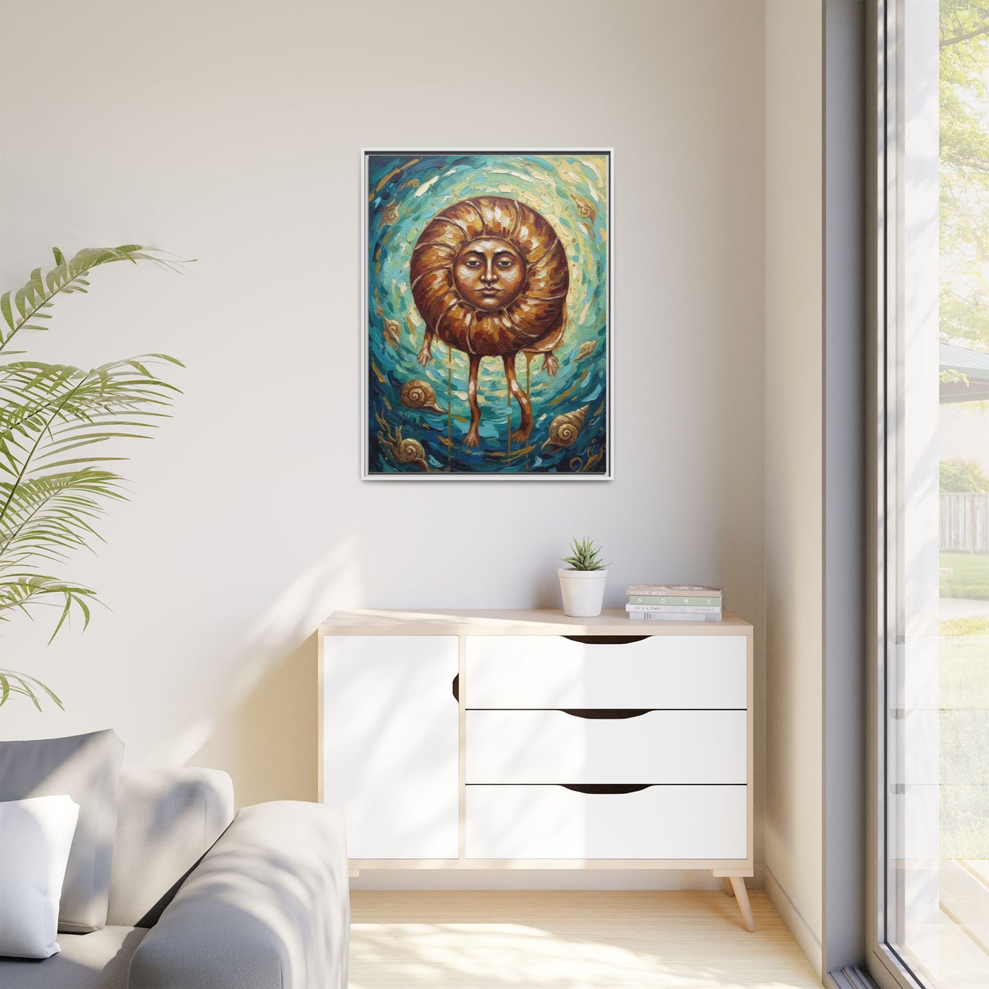 Vibration of the Keys “Father Conch” Wall Art