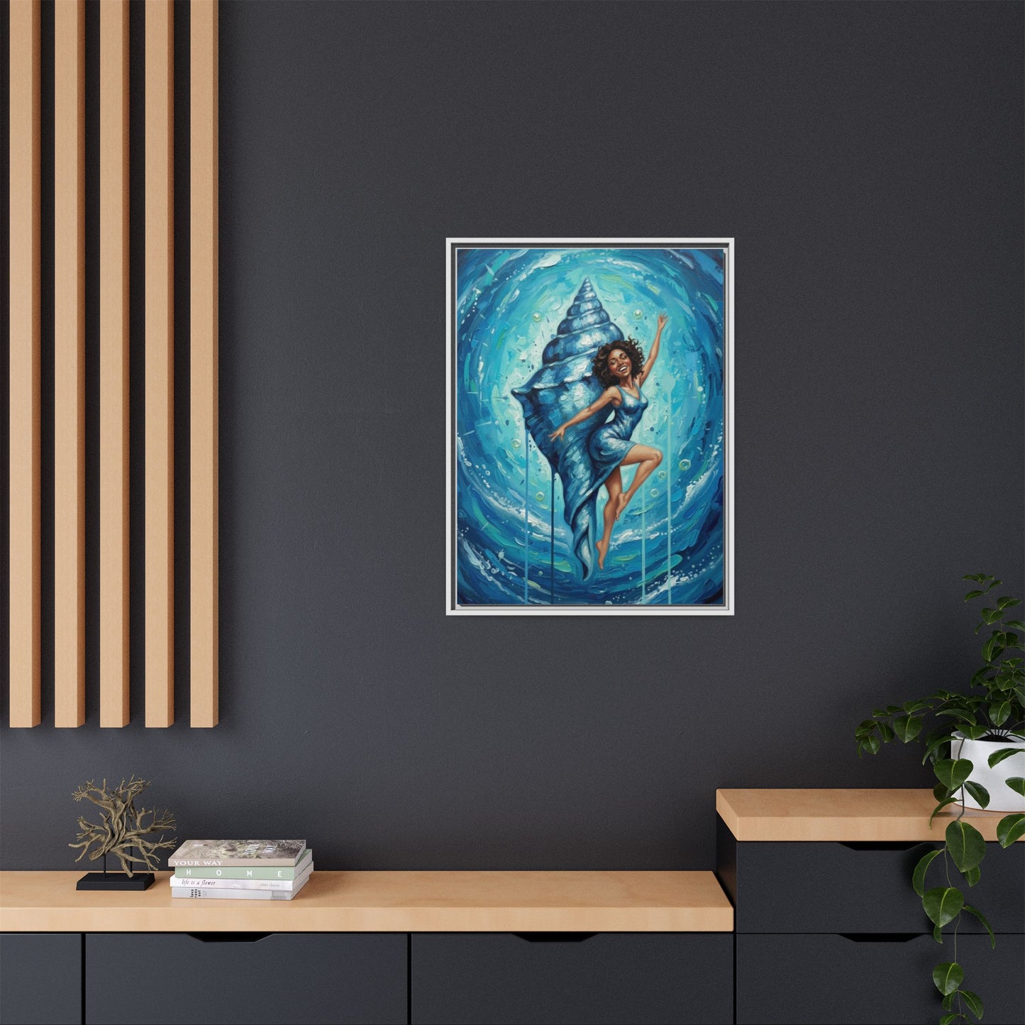 Vibration of the Keys Conch Shell Dancer (Blue)