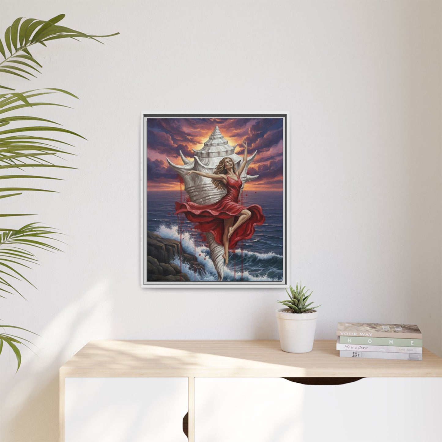 Vibration of the Keys Conch Shell Dancer (Red)