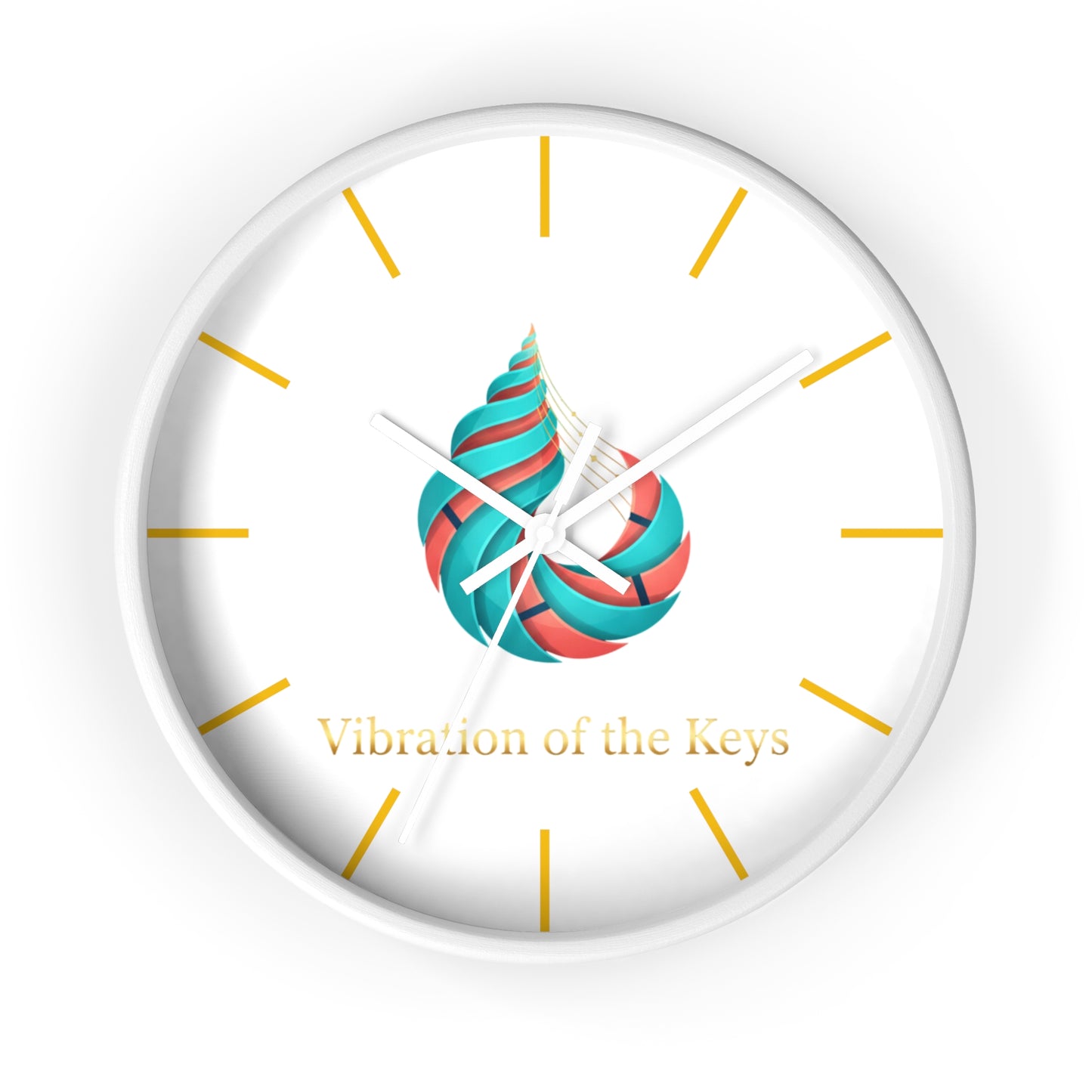 Vibration of the Keys Wall Clock — Customizable