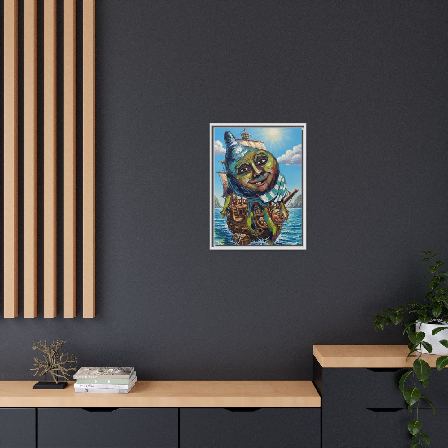 Vibration of the Keys “Captain Conch” Wall Art