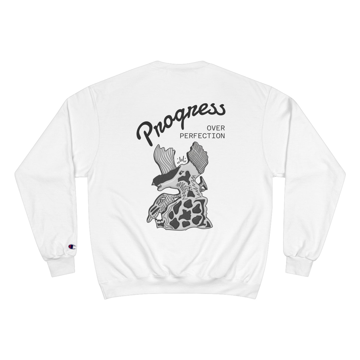 Progress Over Perfection Champion Crewneck