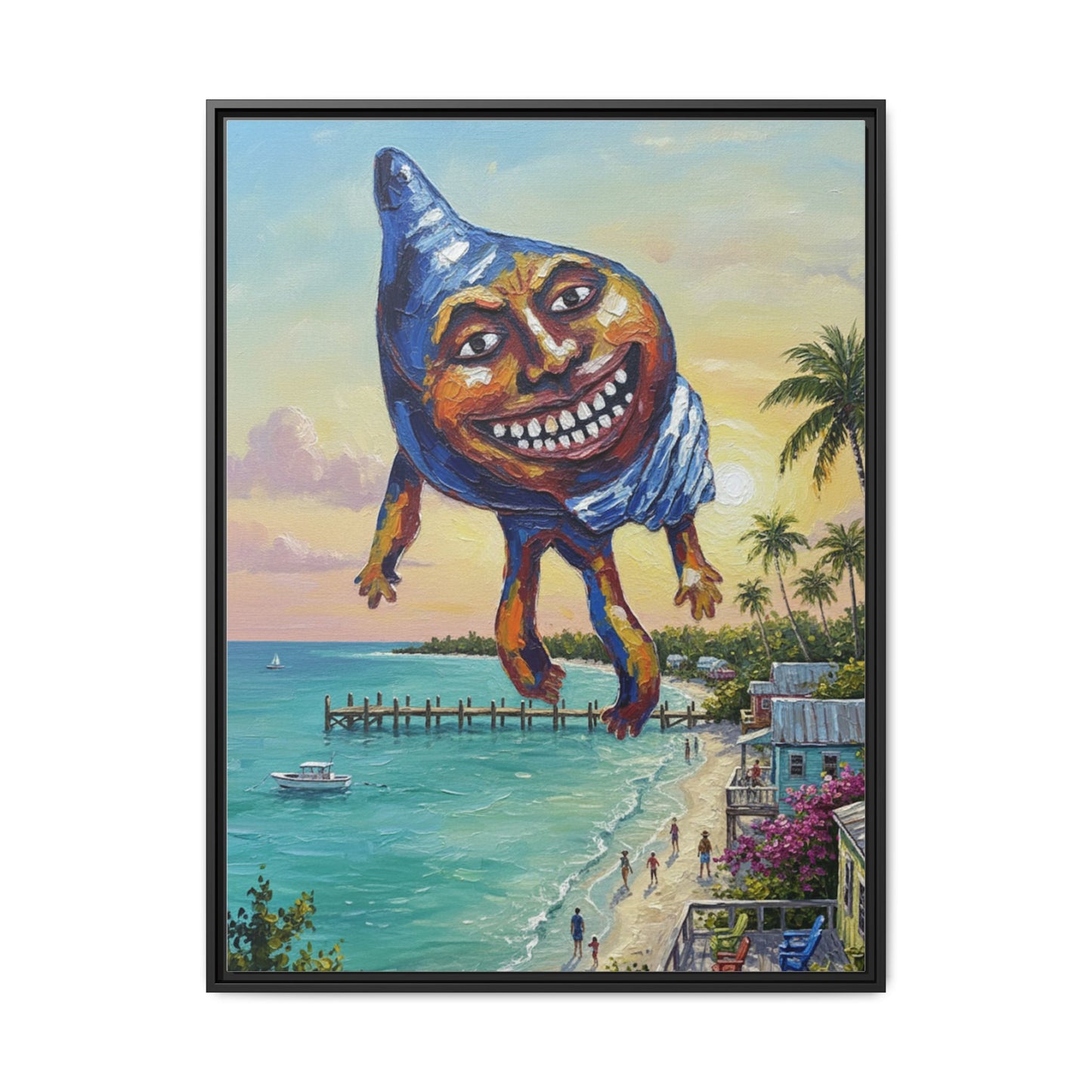 Vibration of the Keys “Conch-Zilla” Wall Art
