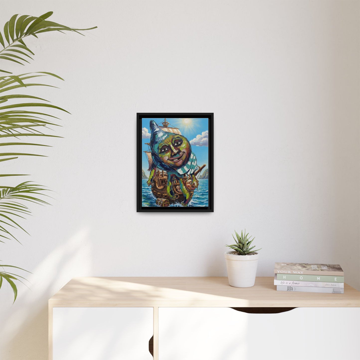 Vibration of the Keys “Captain Conch” Wall Art