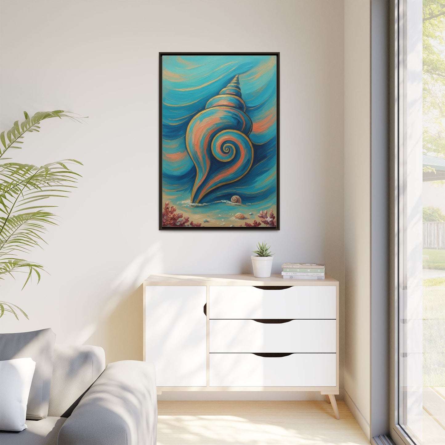 Vibration of the Keys – Colorful Sea Shell Coastal Wall Art