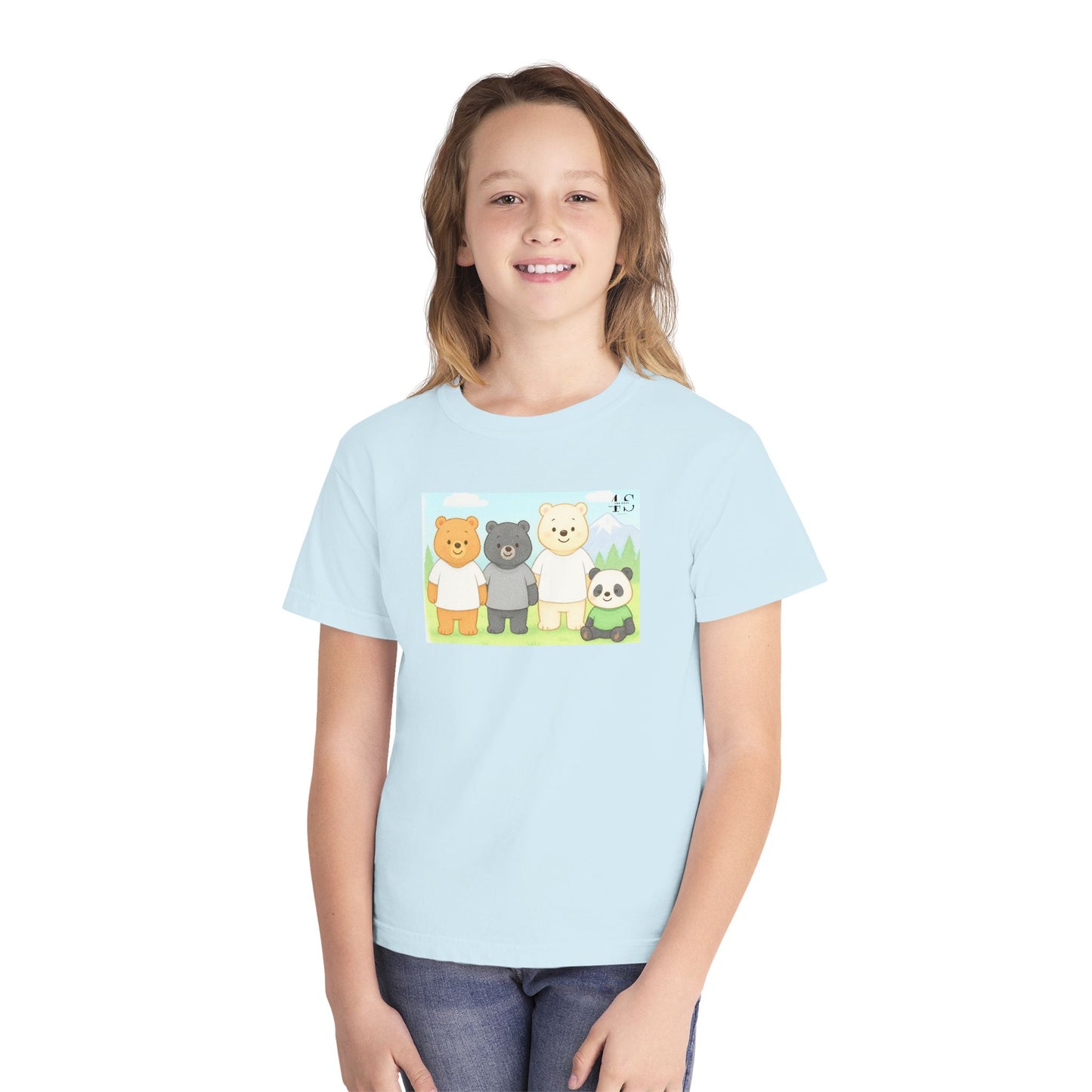 Different Breeds, Same Soul Bear family  Youth T‑Shirt