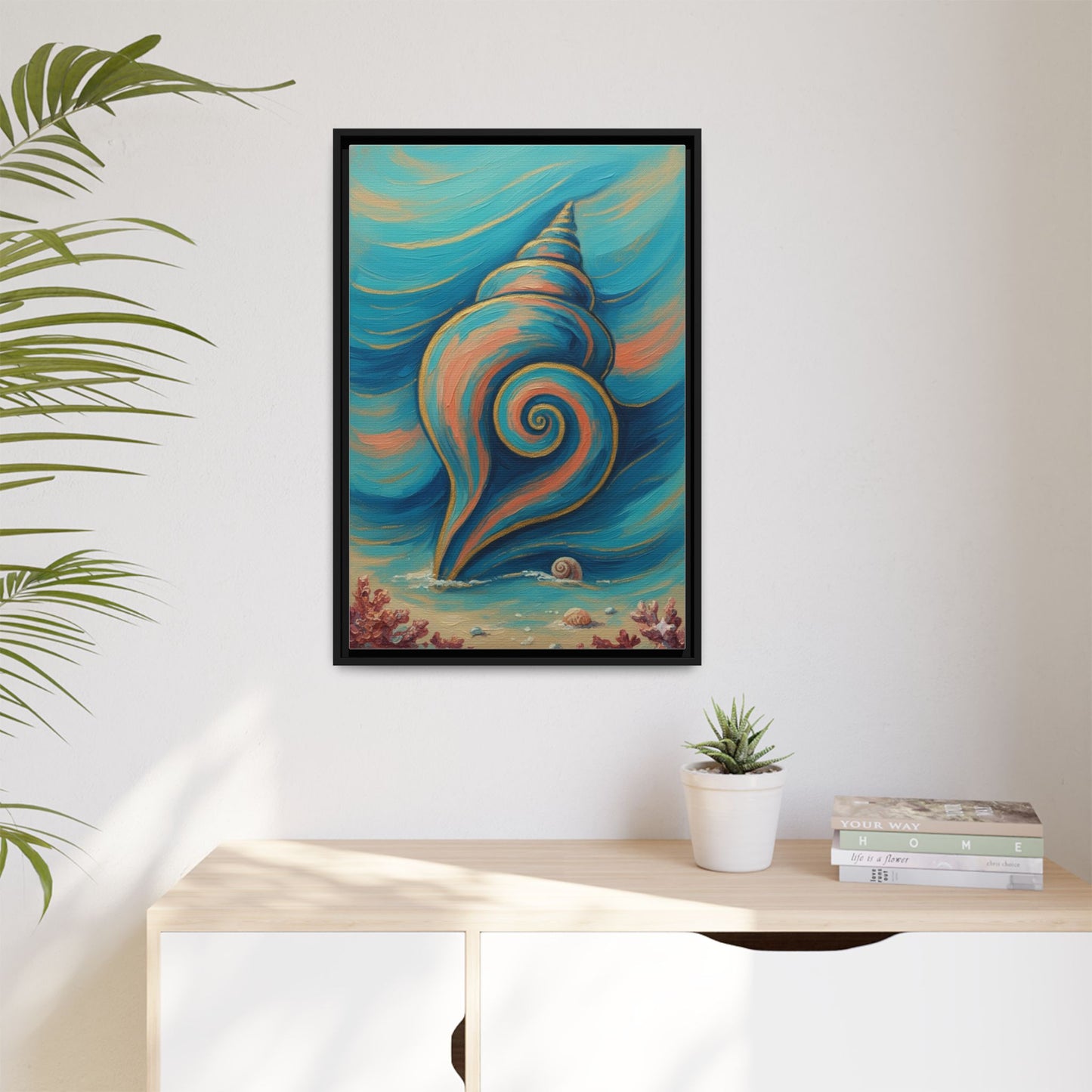 Vibration of the Keys – Colorful Sea Shell Coastal Wall Art