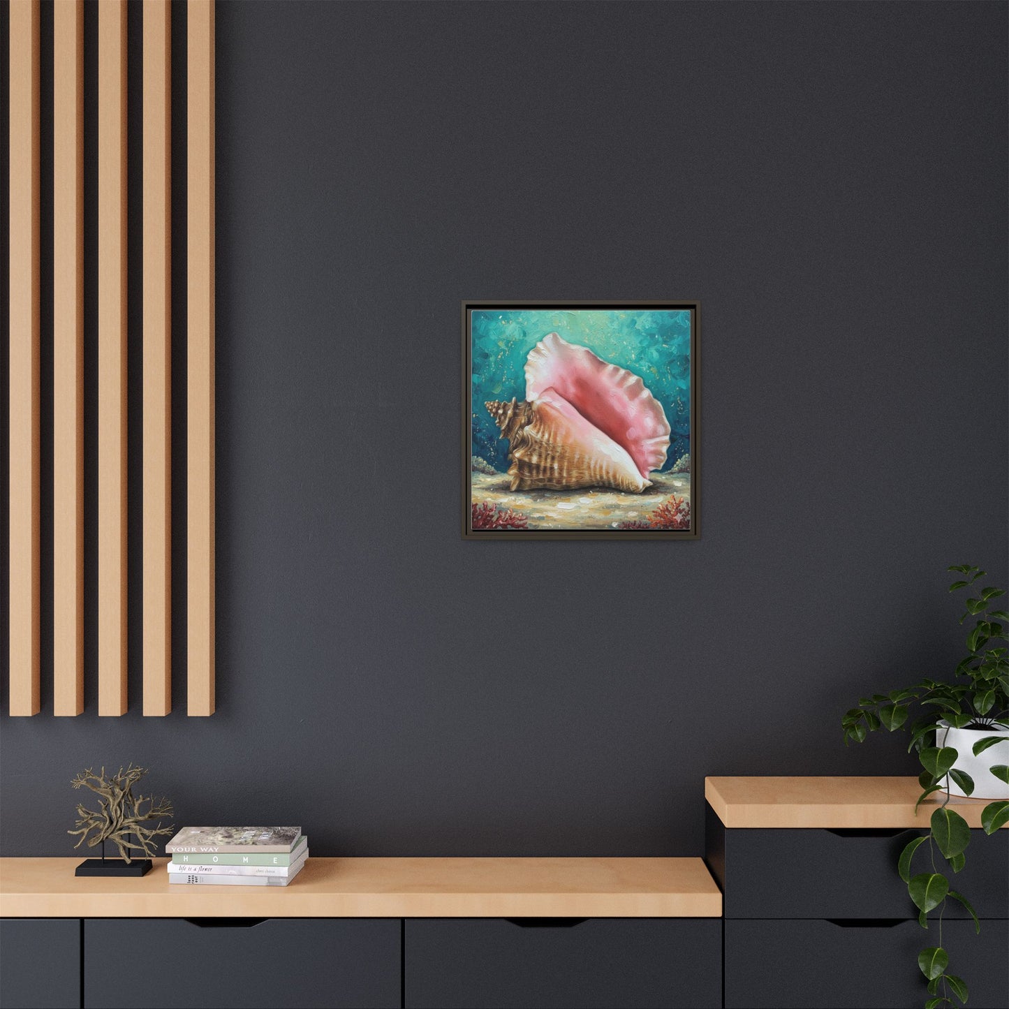 Vibration of the Keys Conch Shell Wall Art