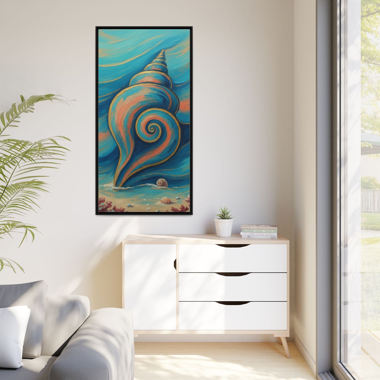 Vibration of the Keys – Colorful Sea Shell Coastal Wall Art