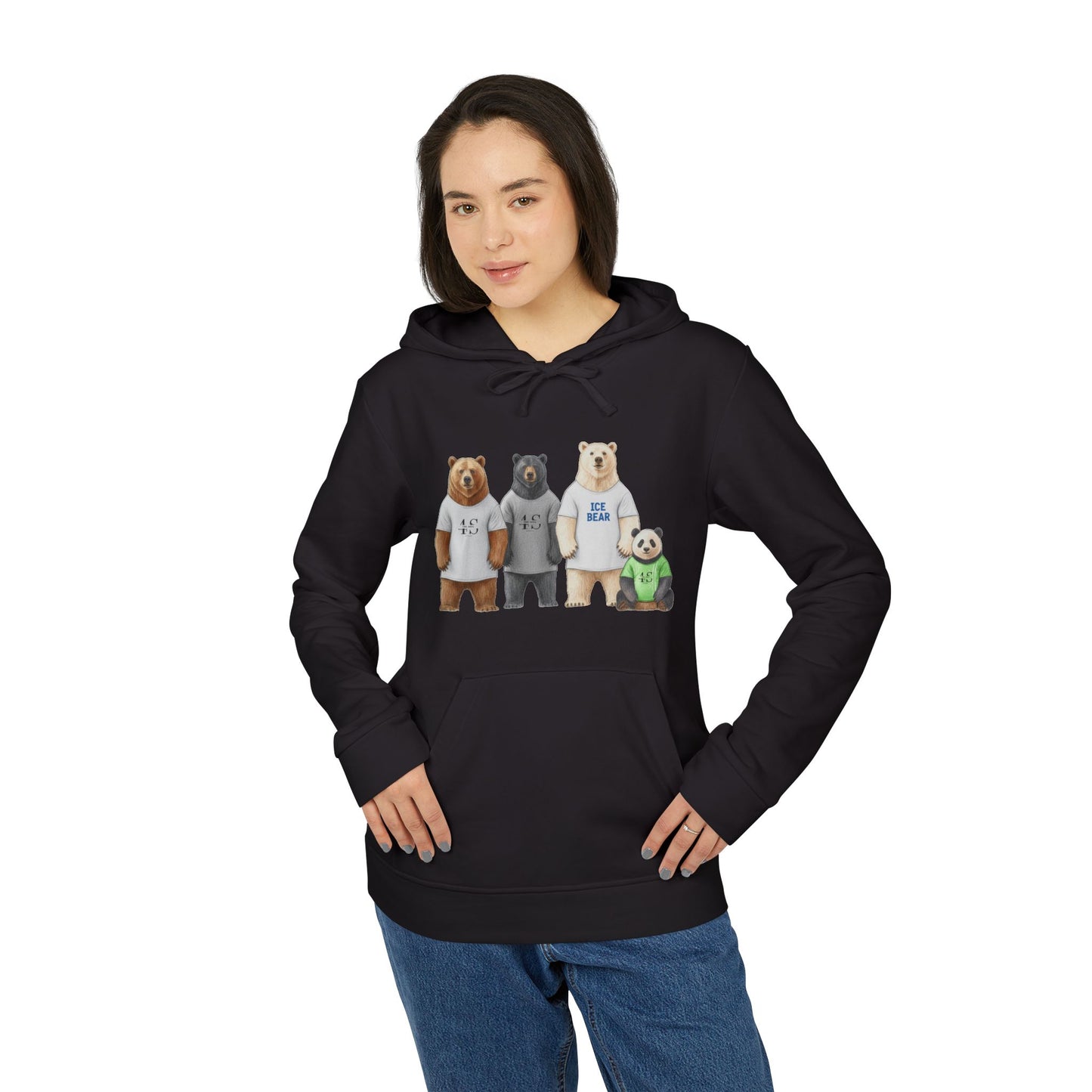 Different Breeds, Same Soul Bear Family Adidas Hoodie