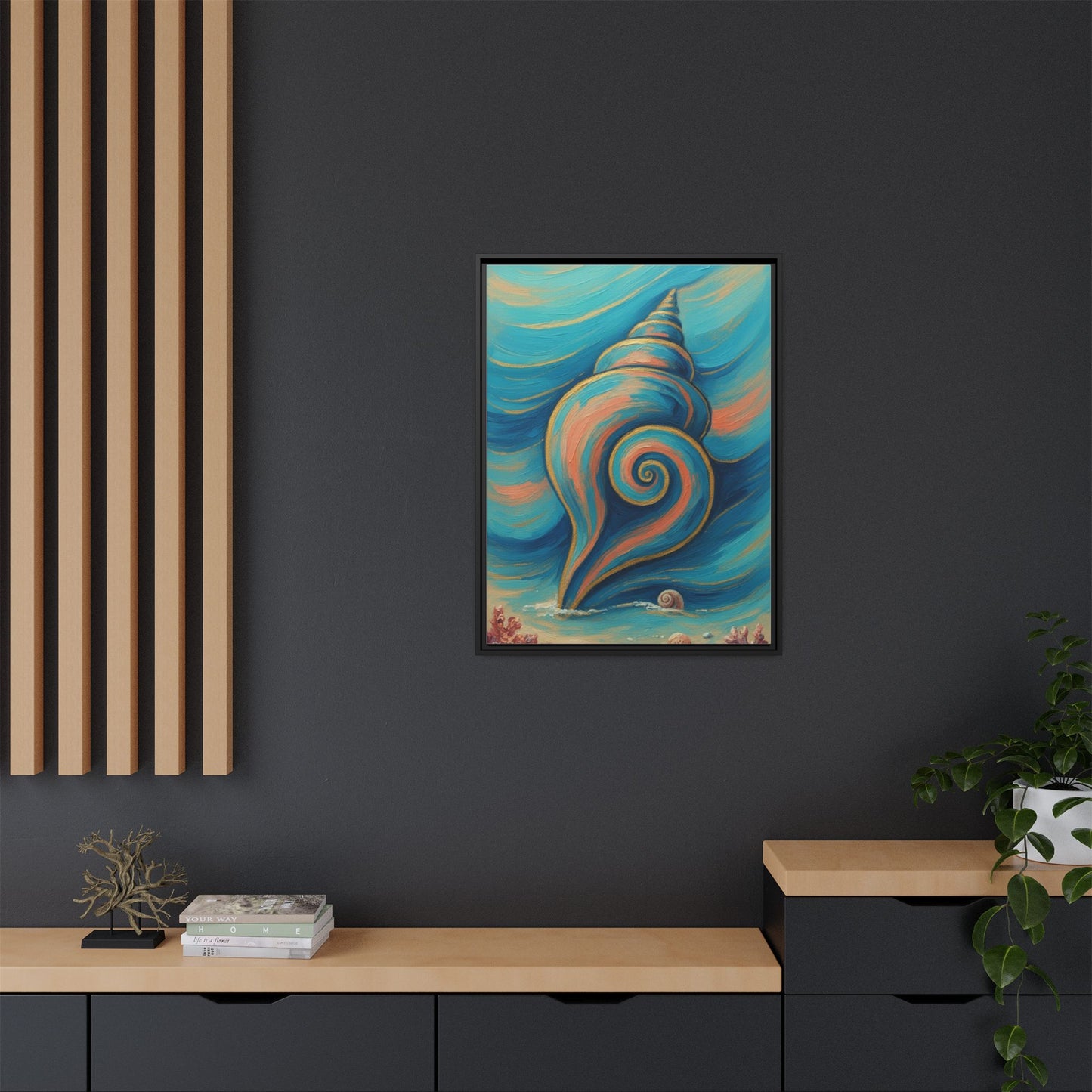 Vibration of the Keys – Colorful Sea Shell Coastal Wall Art