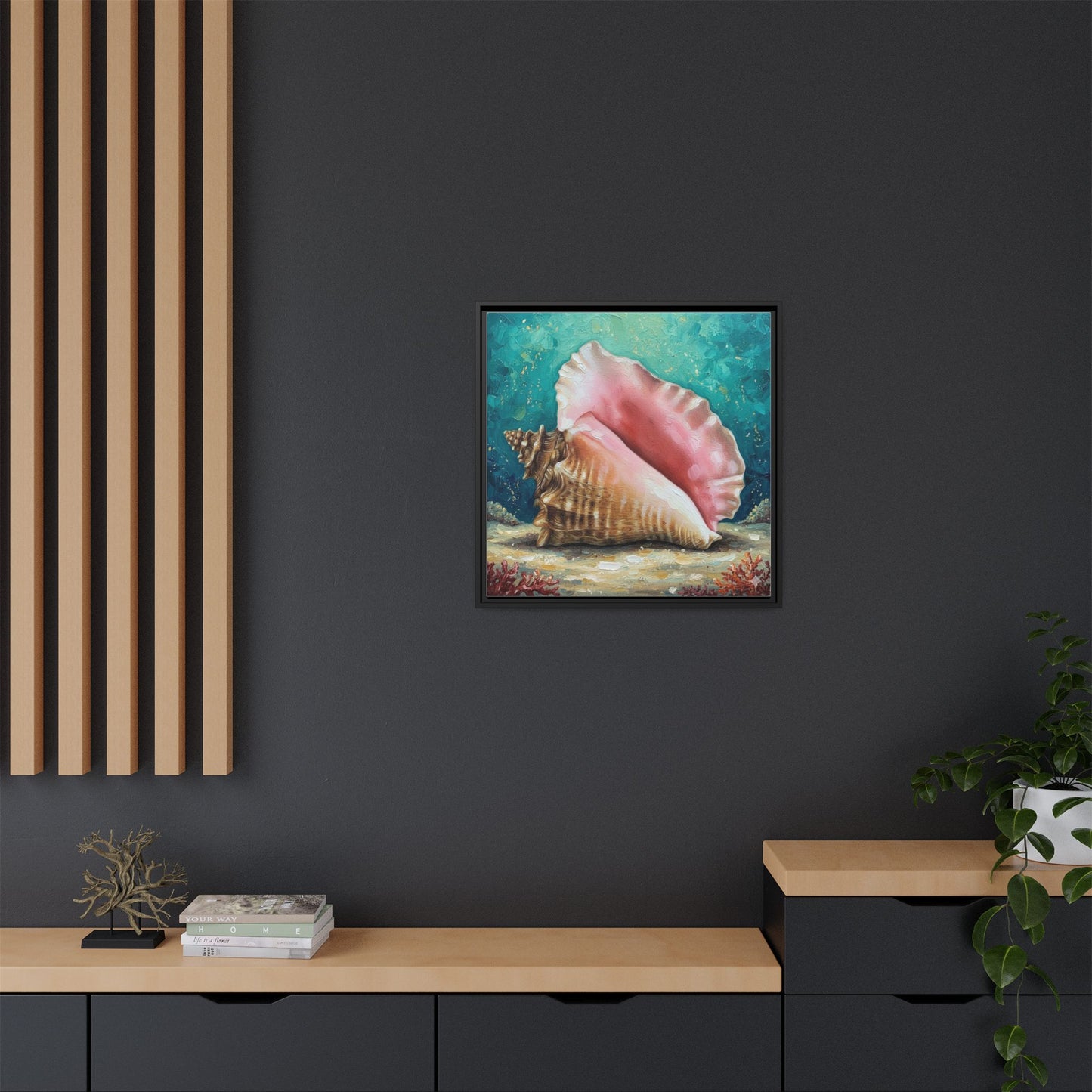 Vibration of the Keys Conch Shell Wall Art