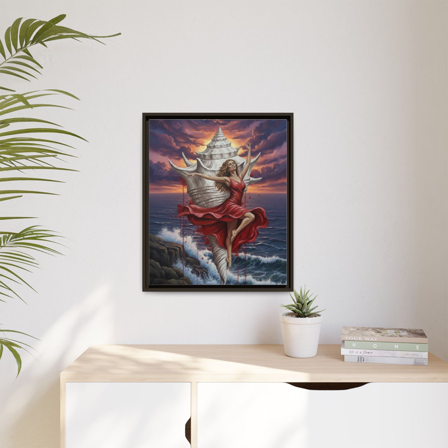 Vibration of the Keys Conch Shell Dancer (Red)