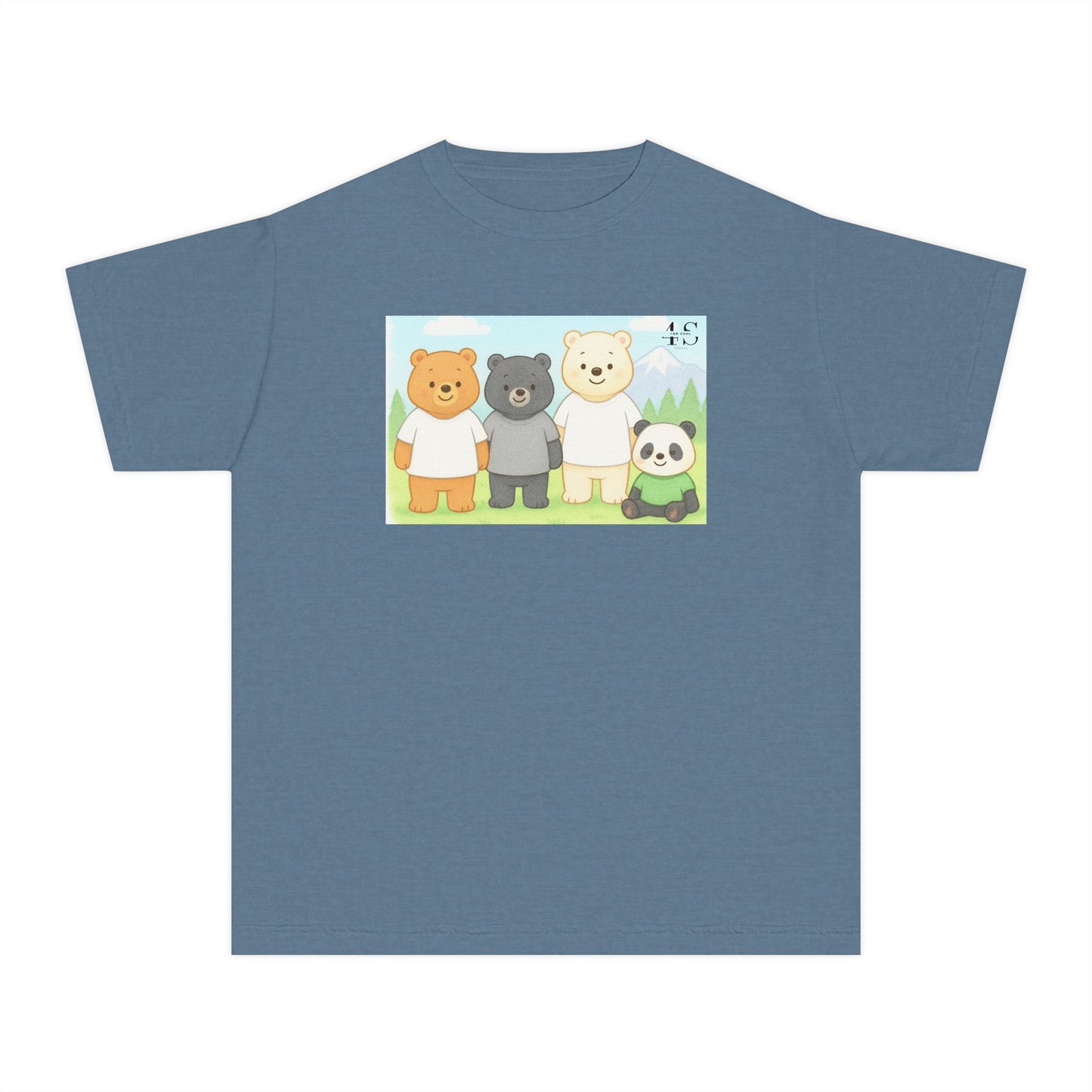 Different Breeds, Same Soul Bear family  Youth T‑Shirt