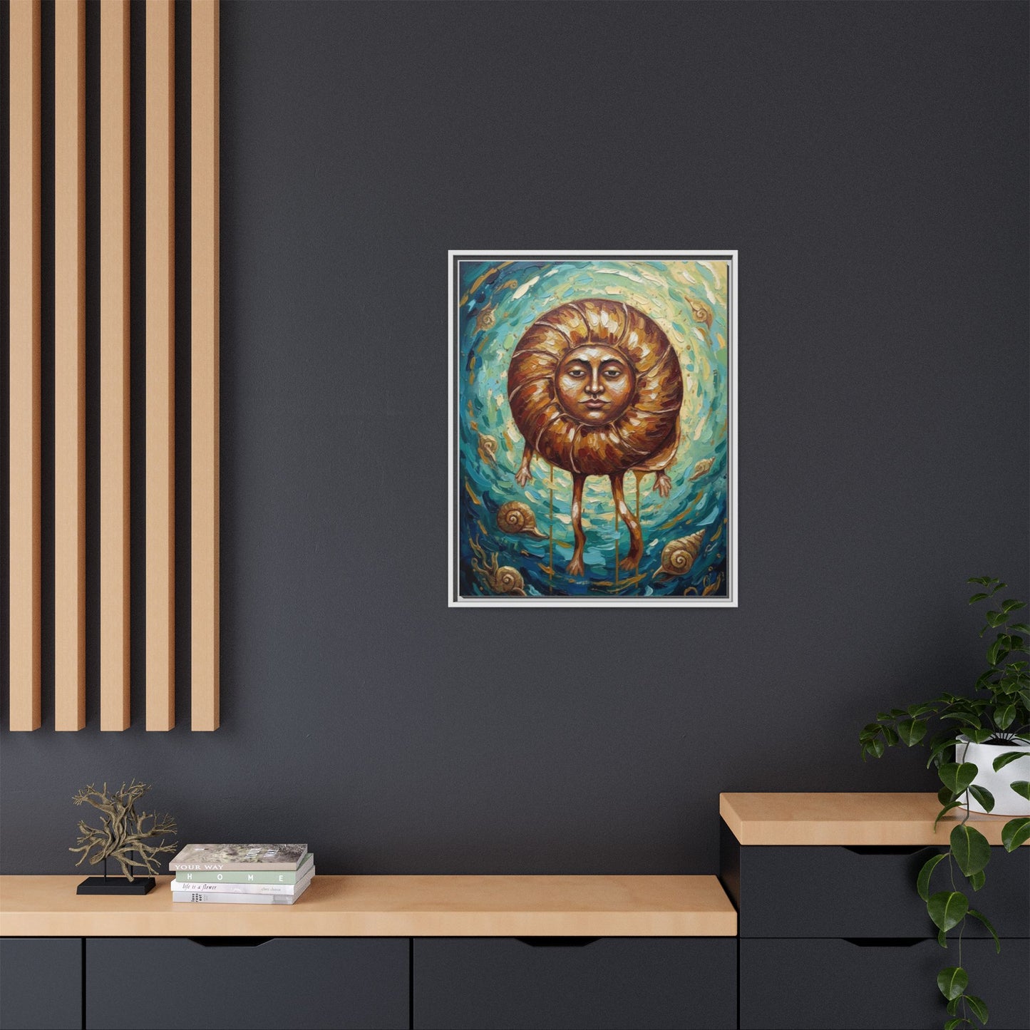 Vibration of the Keys “Father Conch” Wall Art