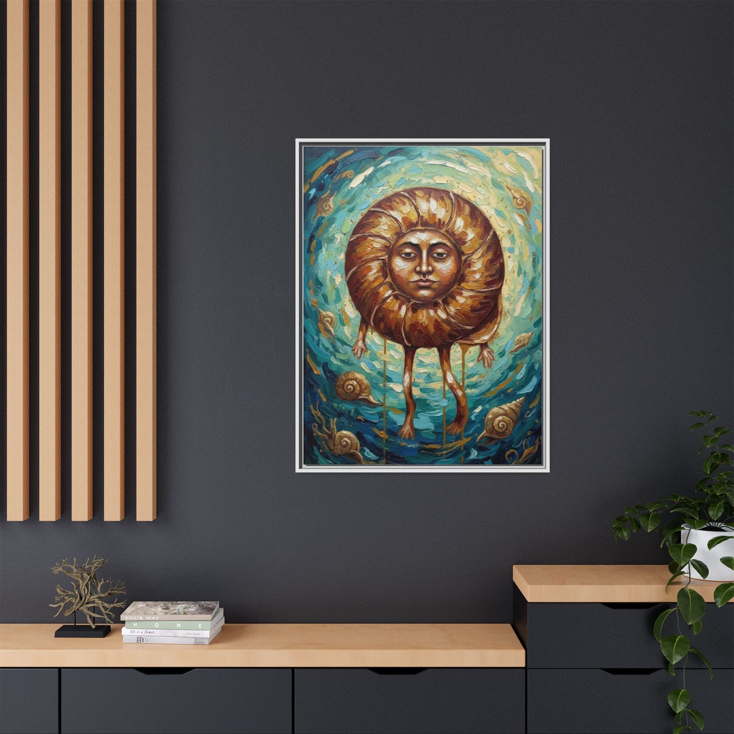 Vibration of the Keys “Father Conch” Wall Art