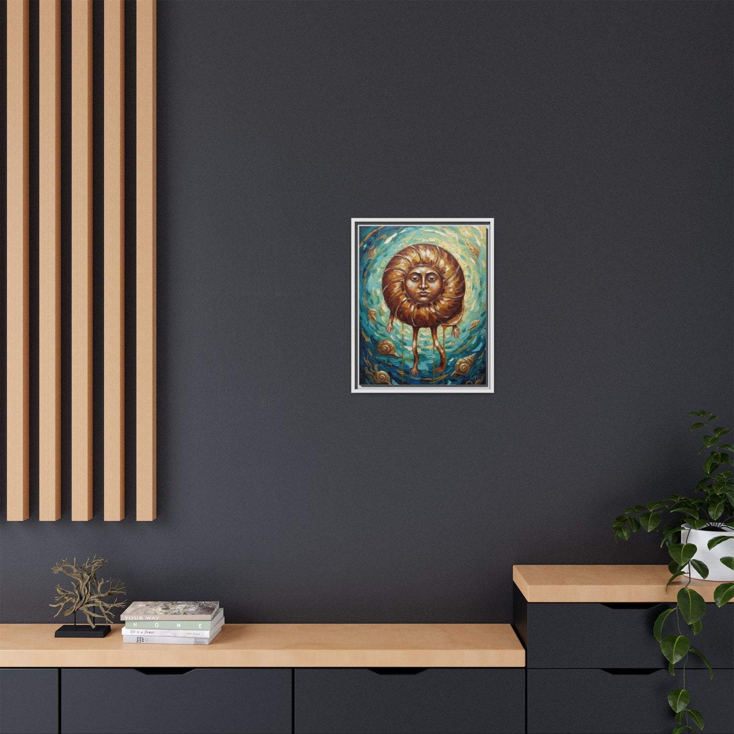 Vibration of the Keys “Father Conch” Wall Art