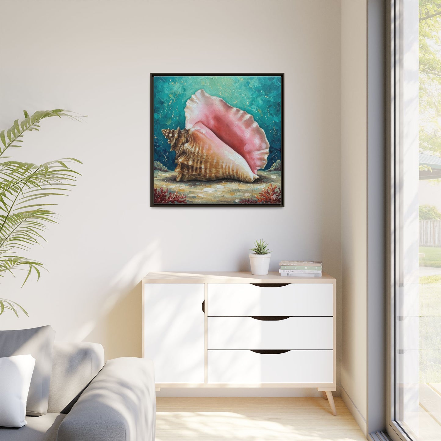 Vibration of the Keys Conch Shell Wall Art