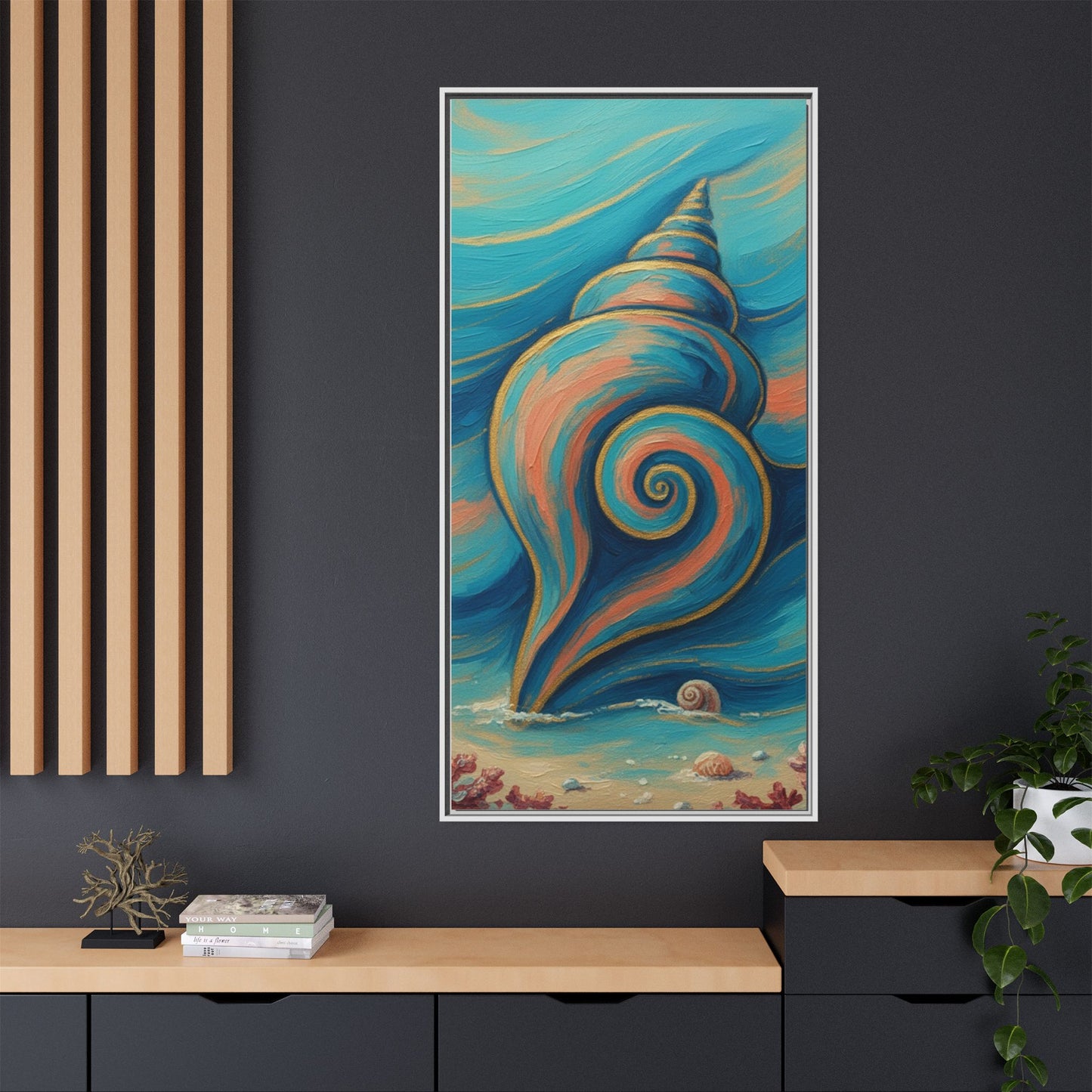Vibration of the Keys – Colorful Sea Shell Coastal Wall Art