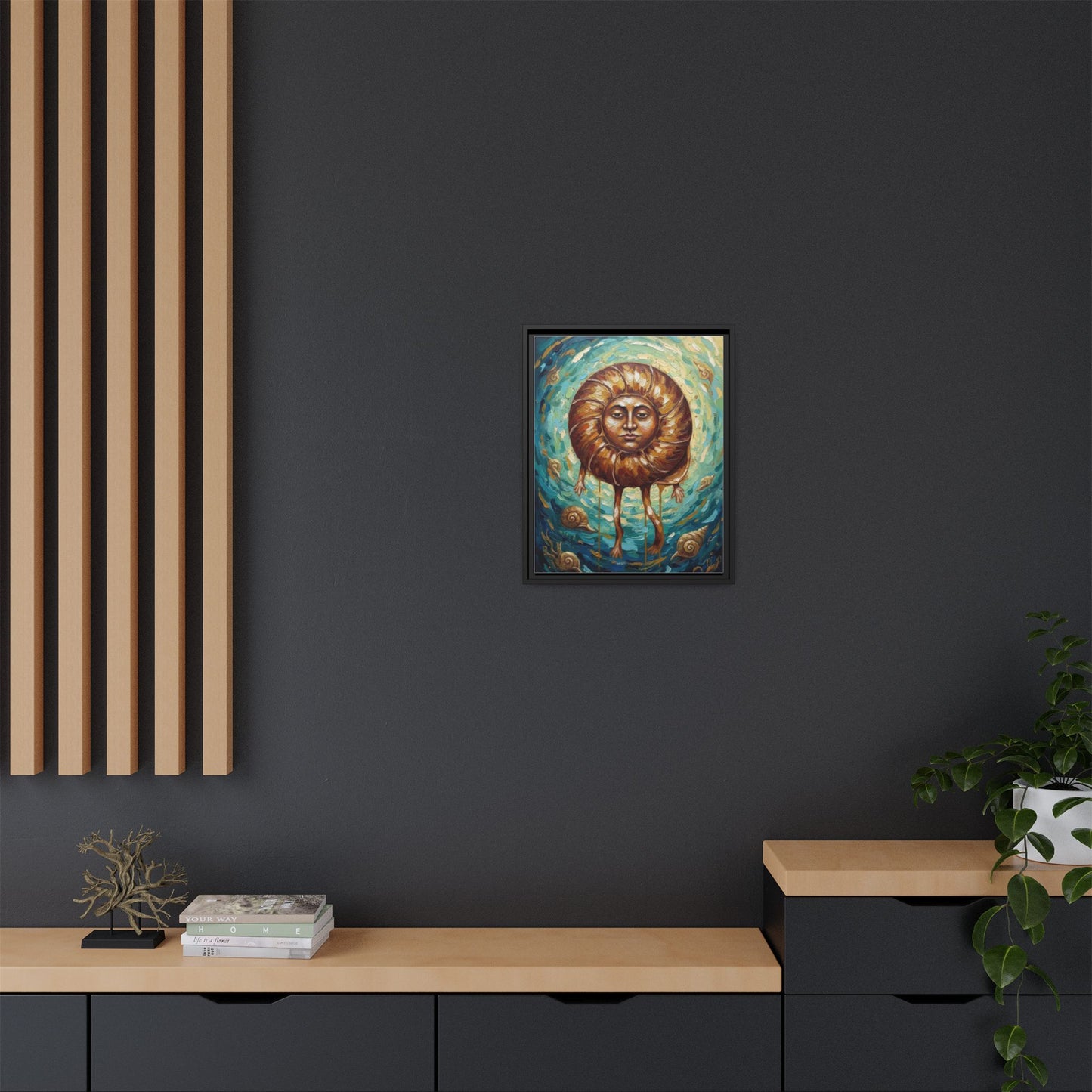 Vibration of the Keys “Father Conch” Wall Art