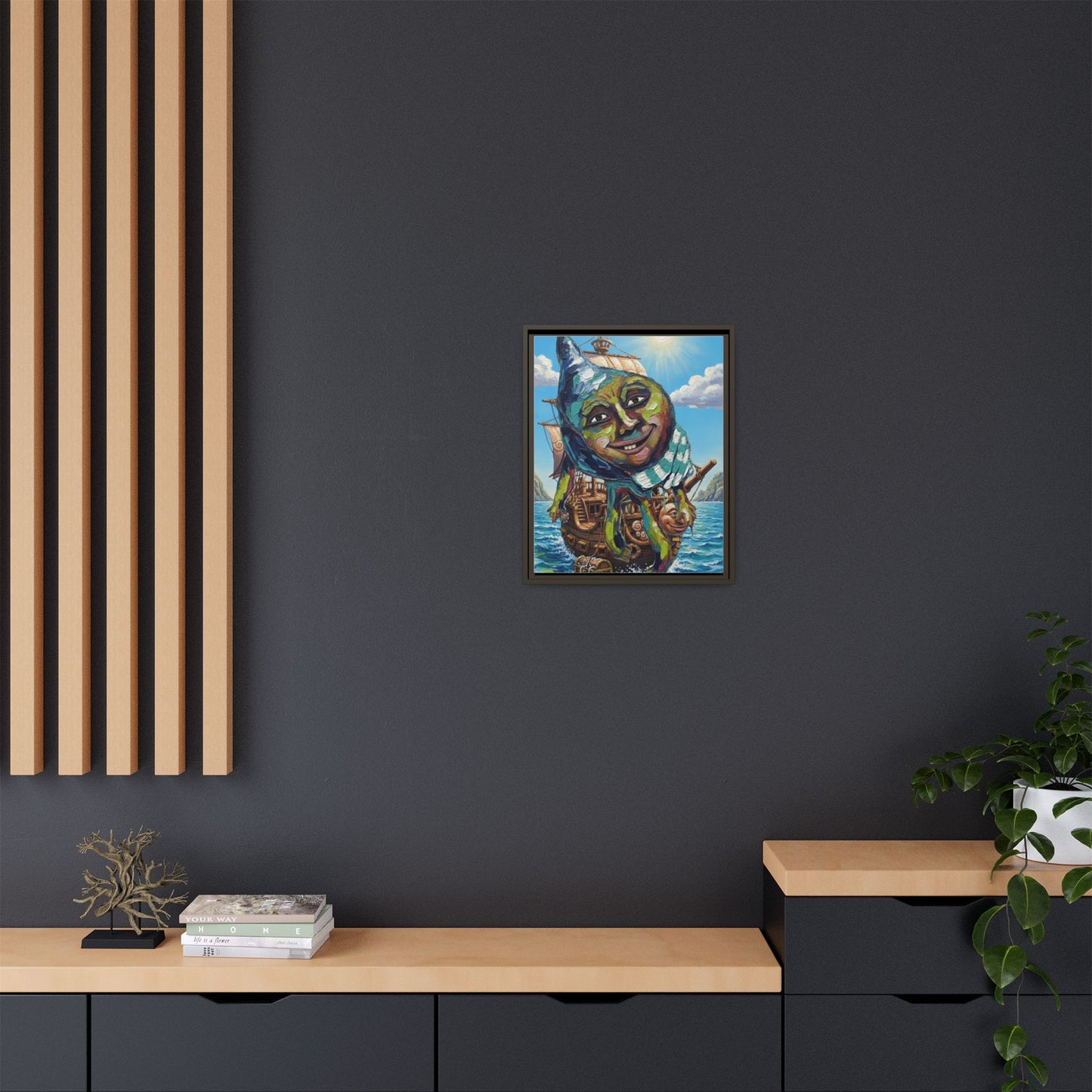 Vibration of the Keys “Captain Conch” Wall Art