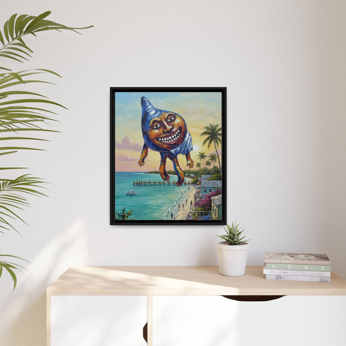 Vibration of the Keys “Conch-Zilla” Wall Art