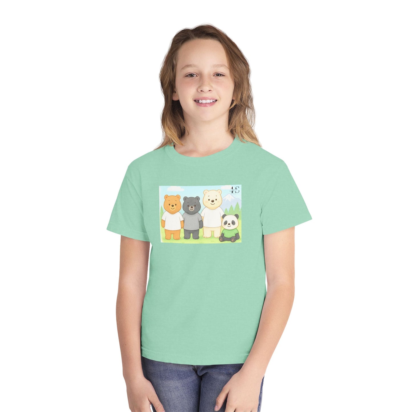 Different Breeds, Same Soul Bear family  Youth T‑Shirt