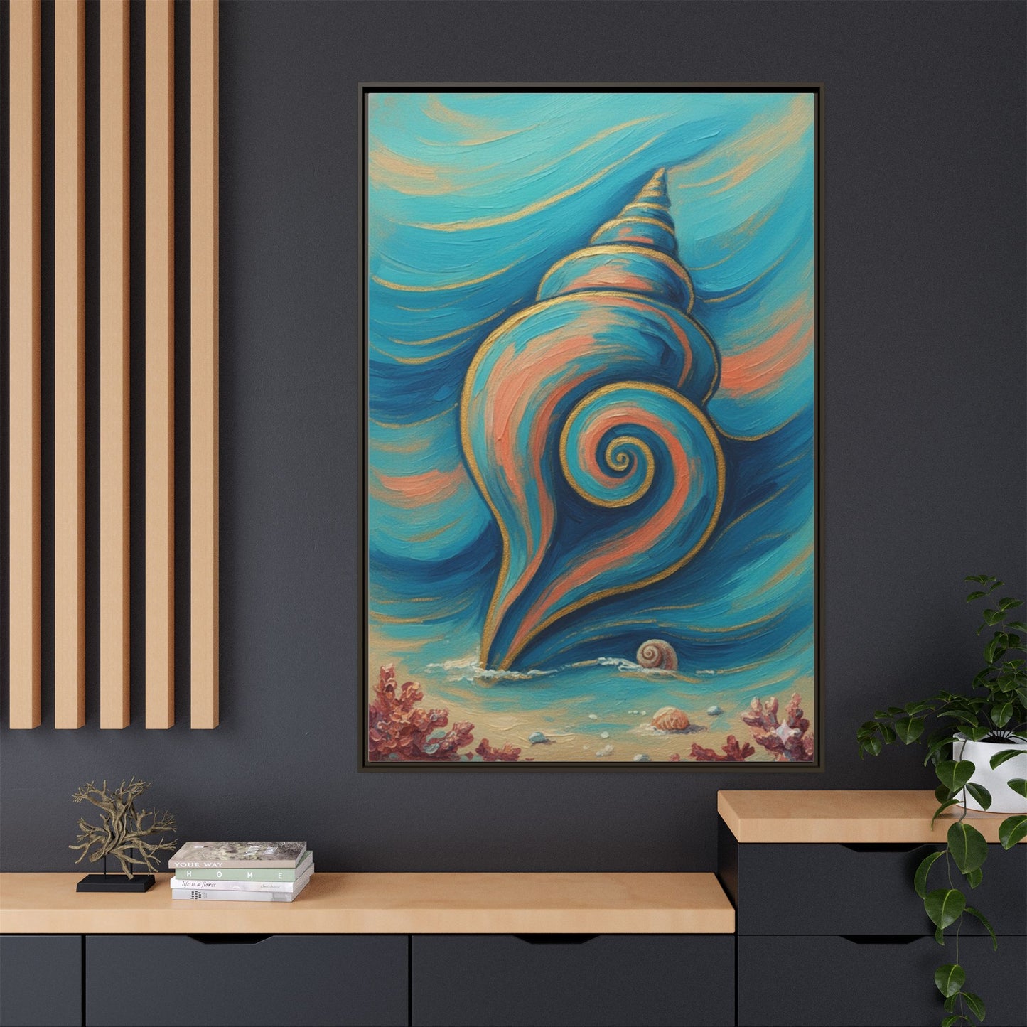 Vibration of the Keys – Colorful Sea Shell Coastal Wall Art