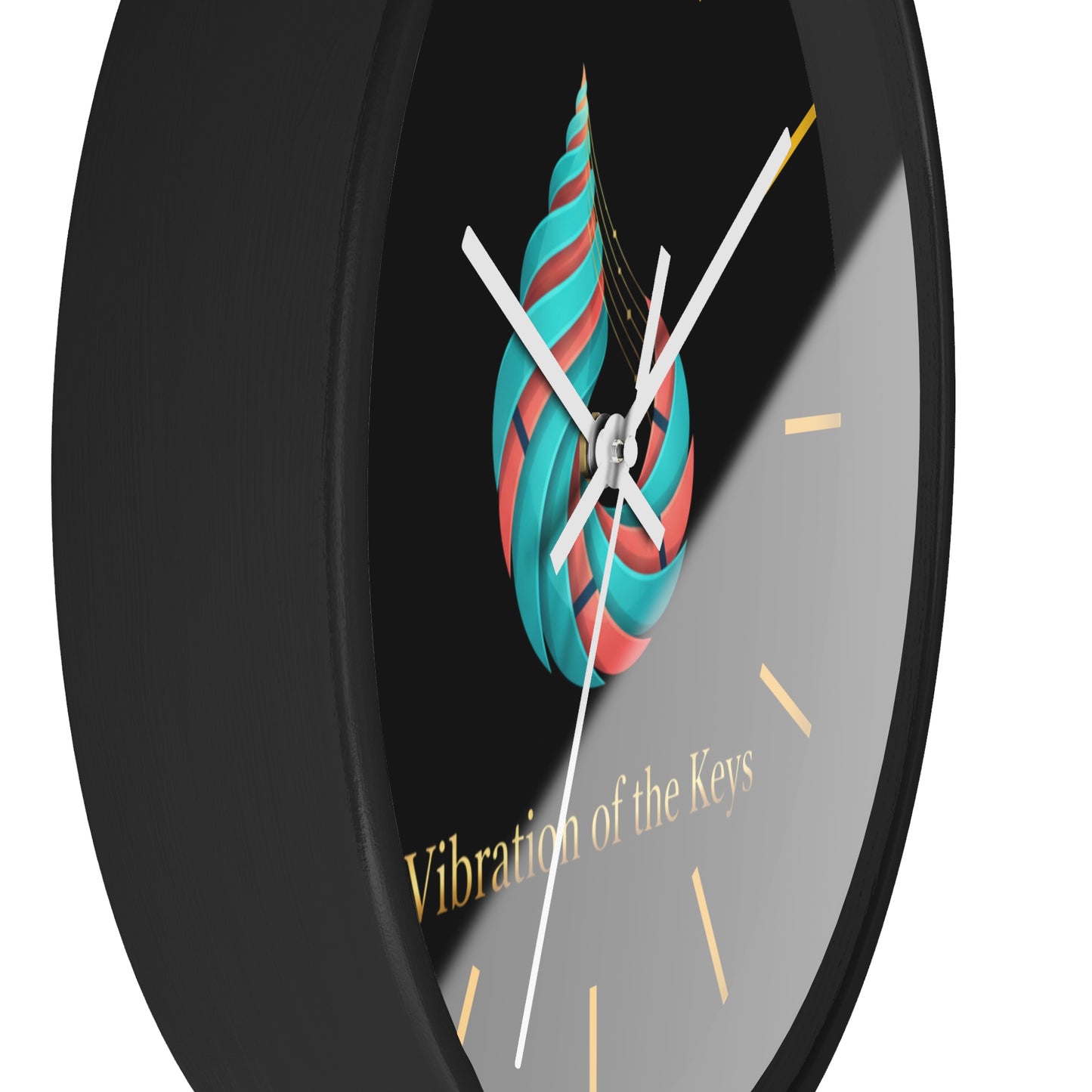 Vibration of the Keys Wall Clock — Customizable