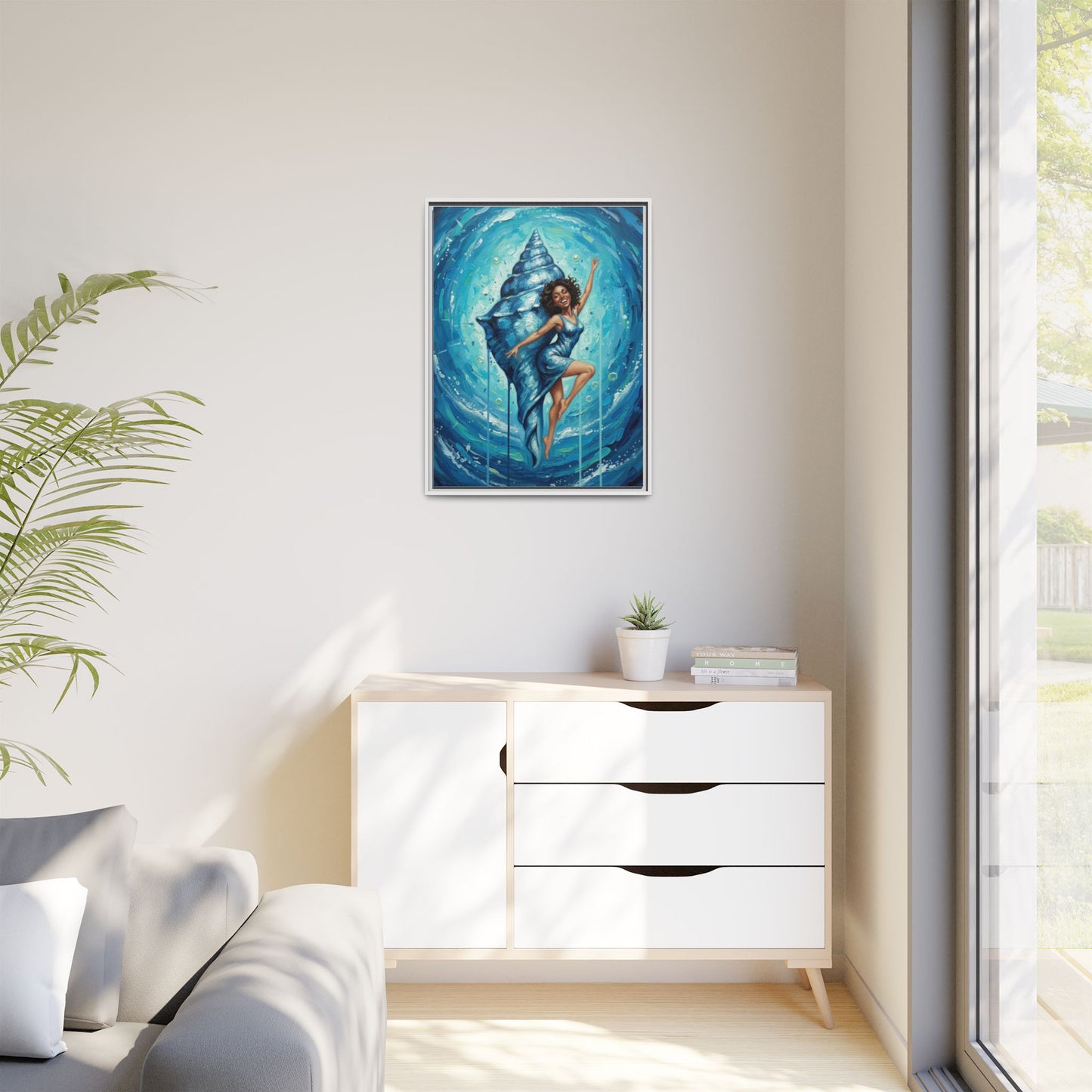 Vibration of the Keys Conch Shell Dancer (Blue)