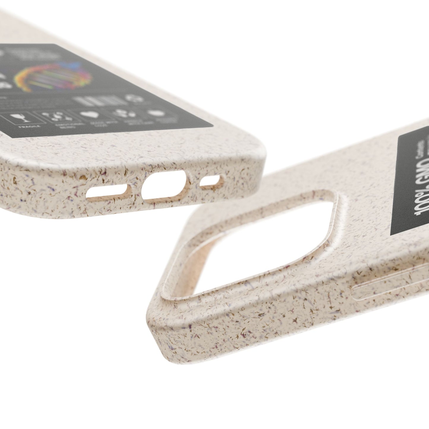 "100% GMO Free Hueman Being" Eco-Friendly Protective Cover